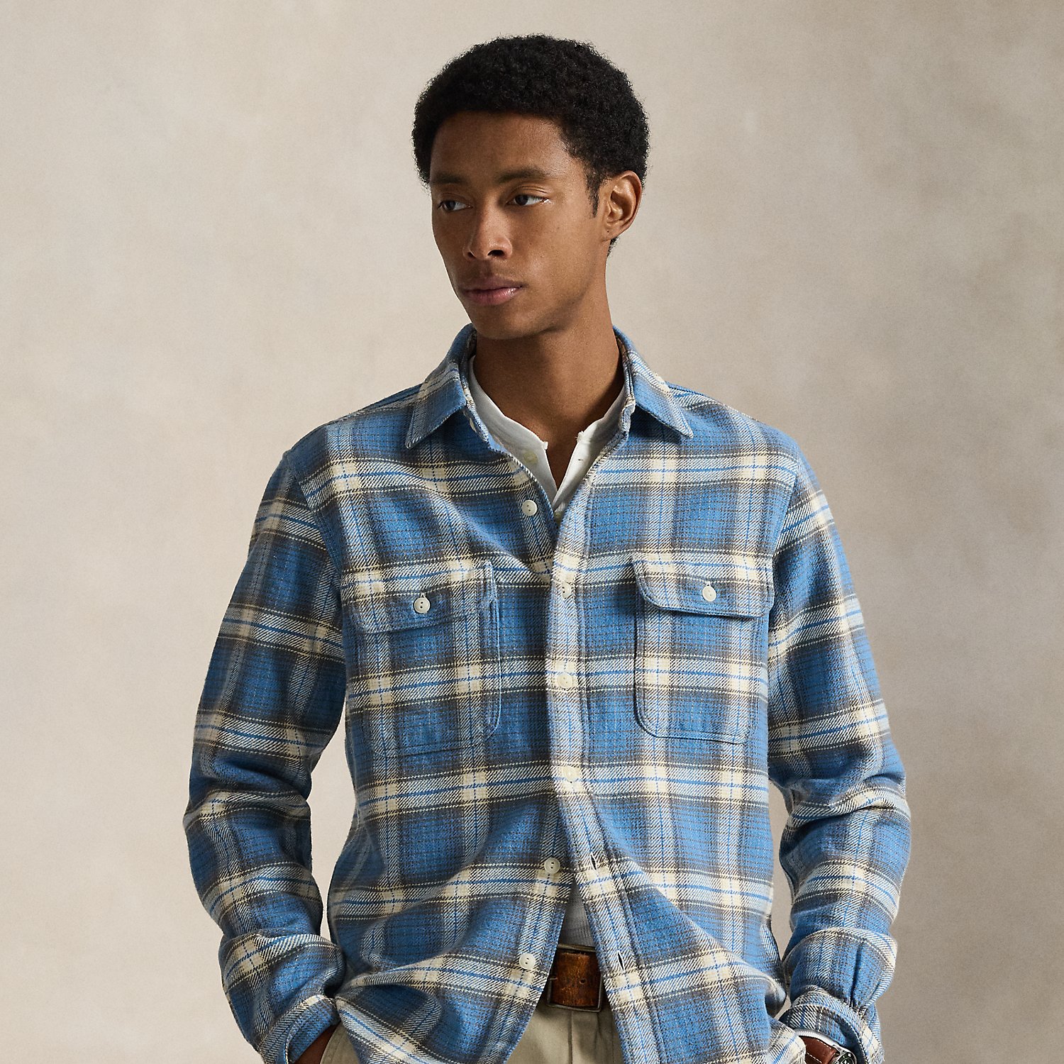 Classic Fit Plaid Flannel Workshirt