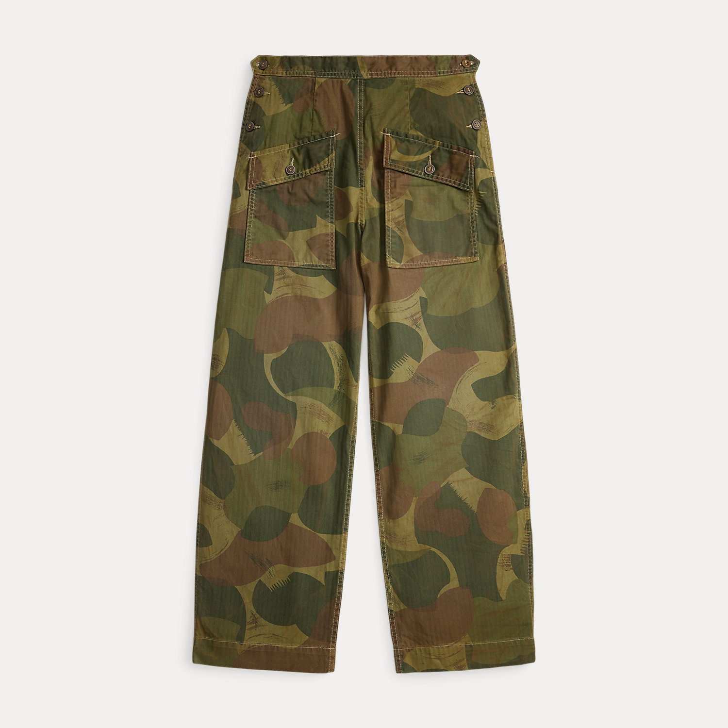 Camo Herringbone Twill Trouser