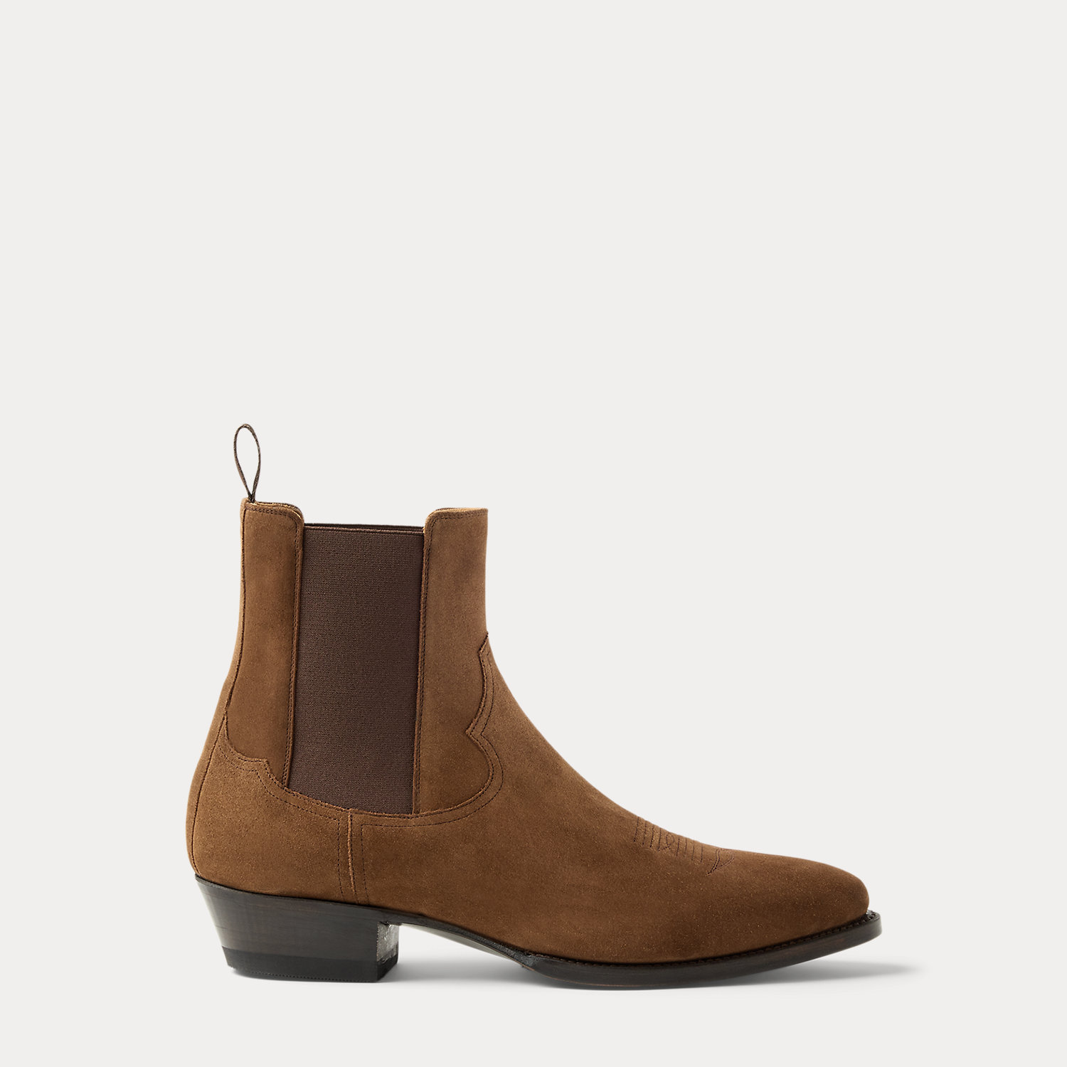 Calf-Suede Chelsea Western Boot by Ralph Lauren Purple Label