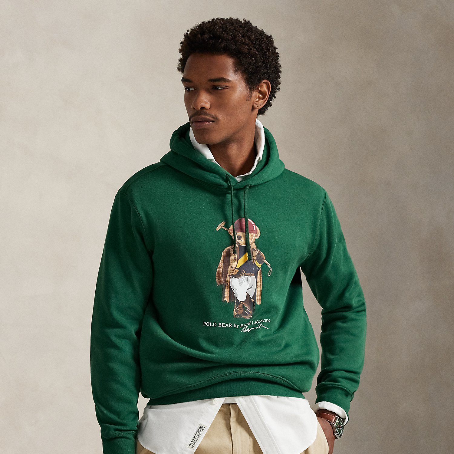 Polo Bear Fleece Hoodie