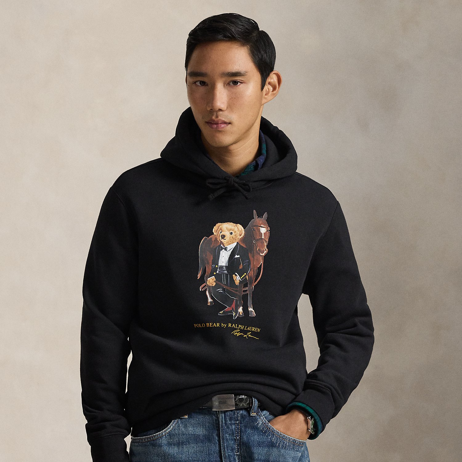 Polo Bear Fleece Hoodie