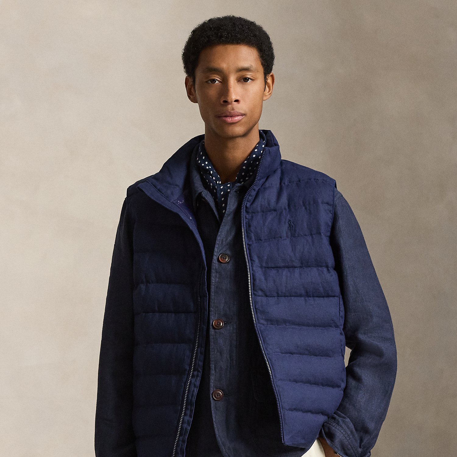 The Colden Linen Gilet