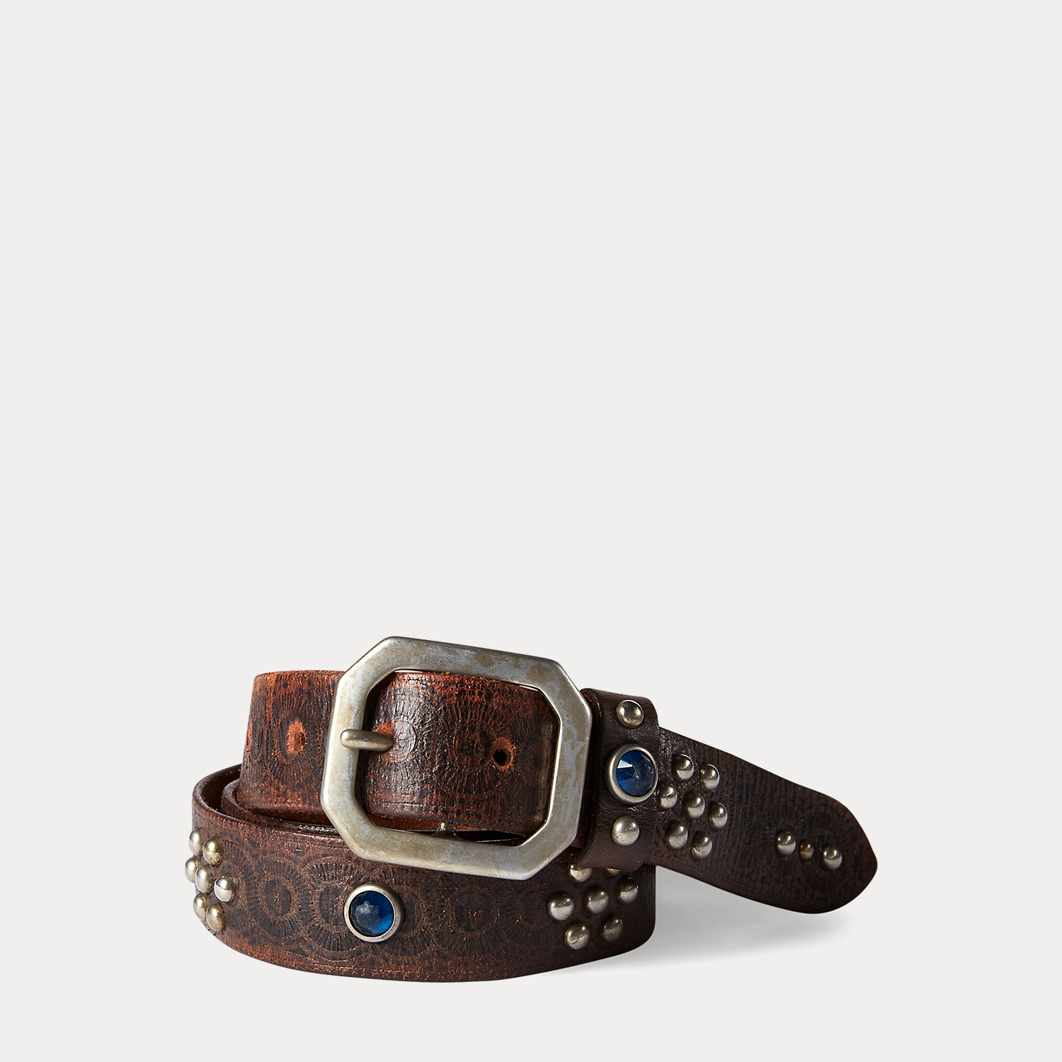 Studded Leather Belt