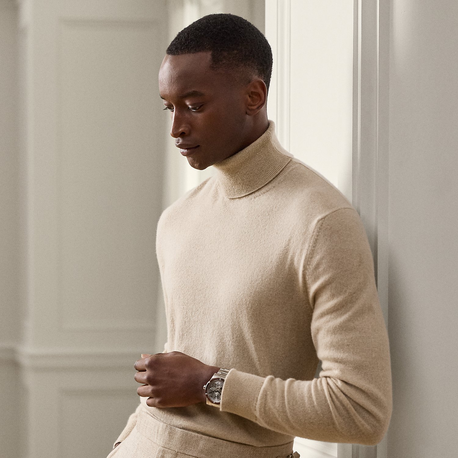 Cashmere Roll Neck Jumper by Ralph Lauren Purple Label