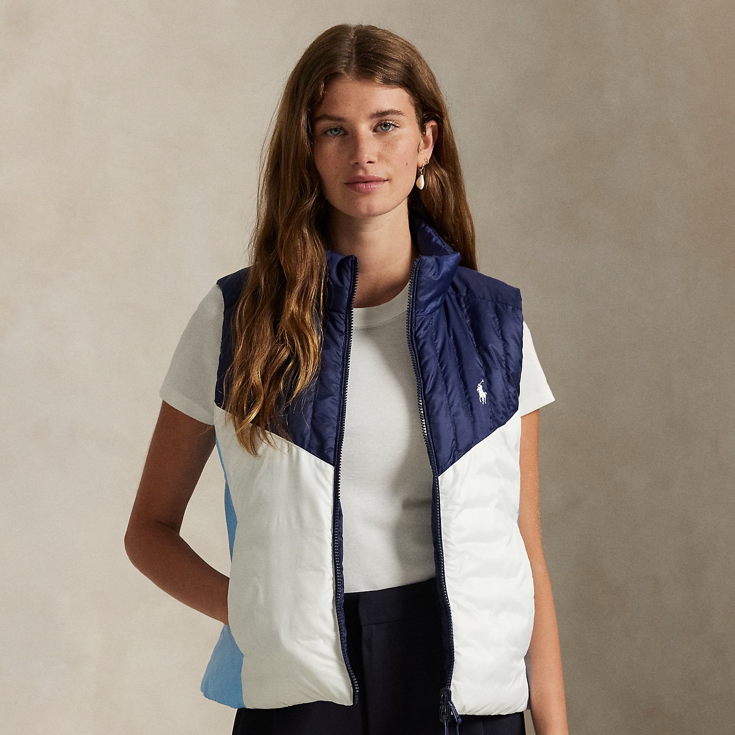 Reversible Channel-Quilted Ripstop Gilet