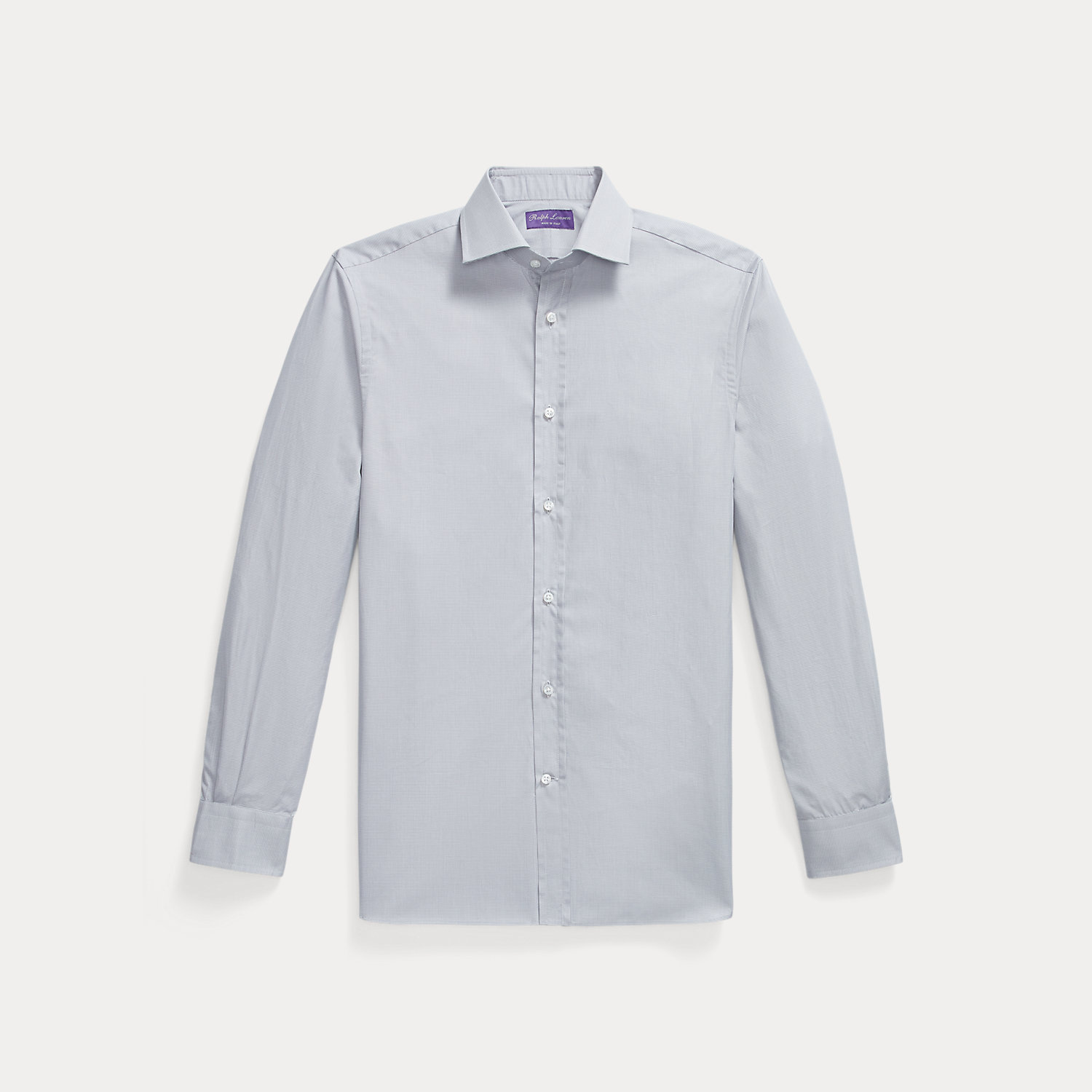 Micro-Houndstooth Shirt by Ralph Lauren Purple Label