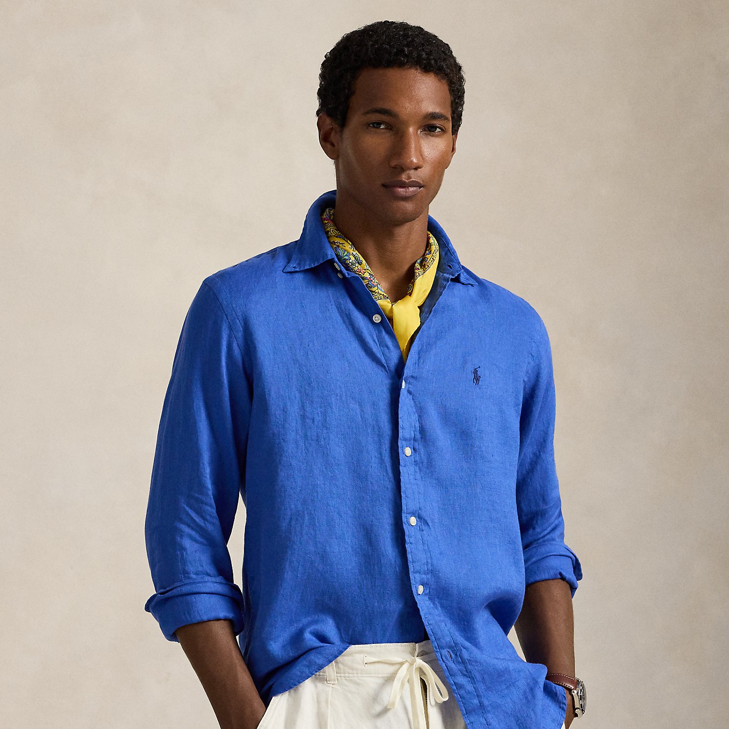 Custom Fit Linen Shirt