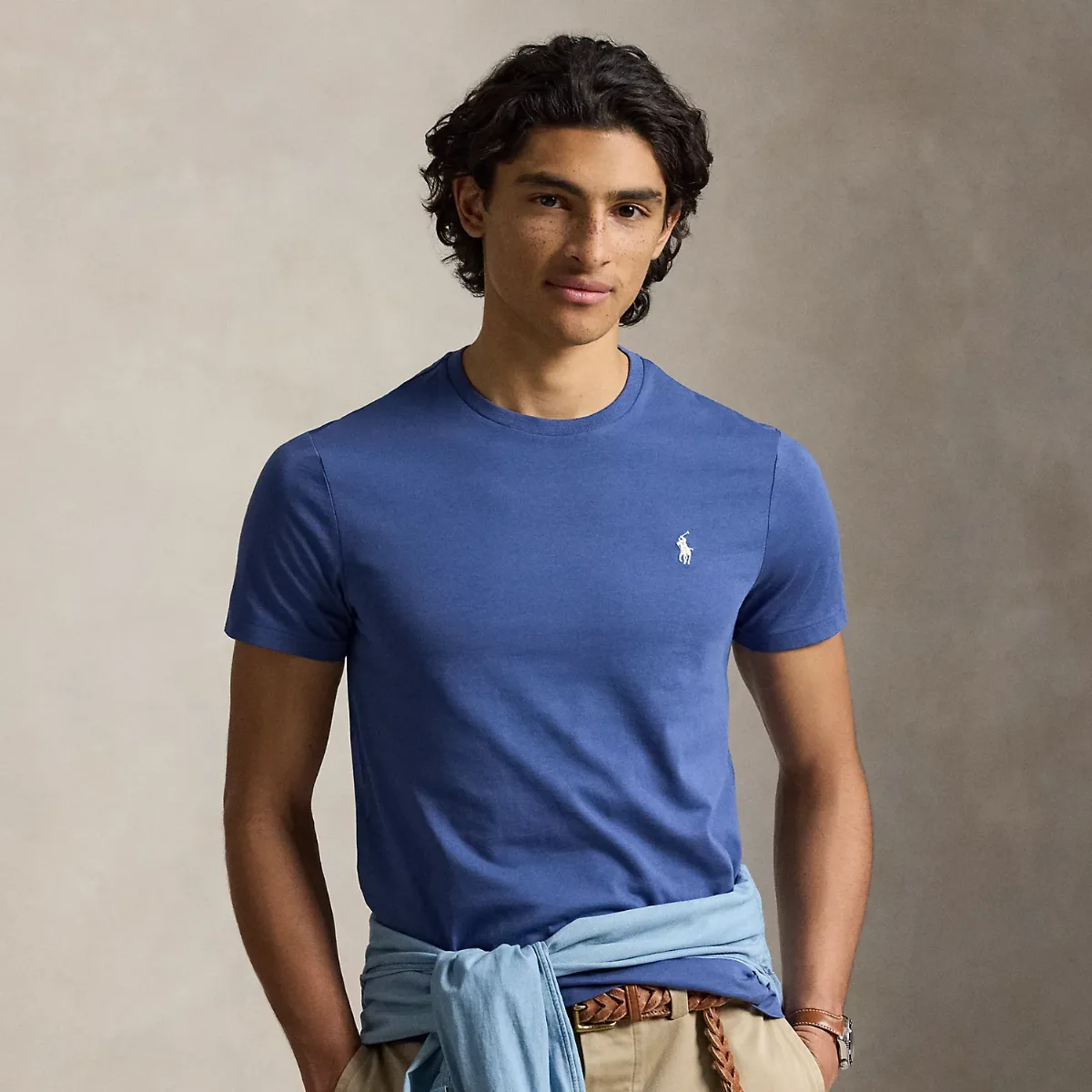 Custom Slim Fit Jersey Crewneck T-Shirt