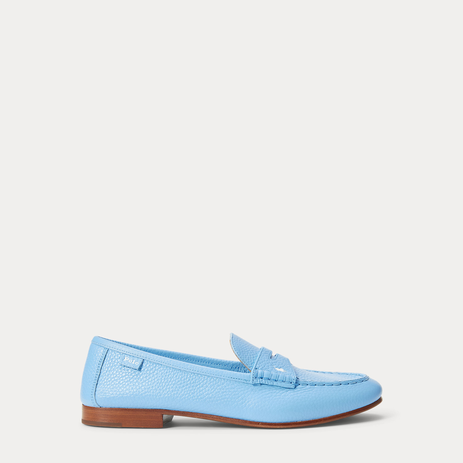 Pebbled Leather Penny Loafer