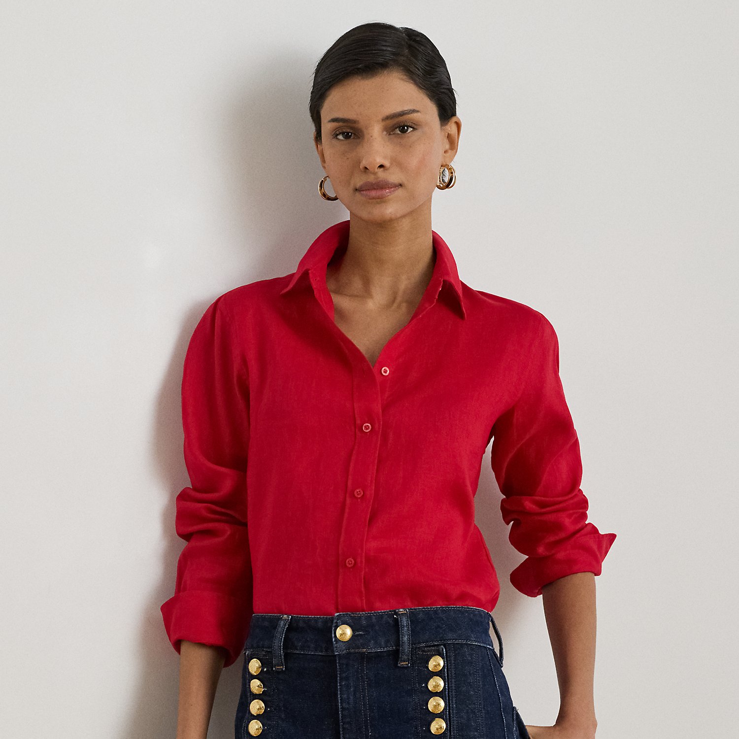 Relaxed Fit Linen Shirt