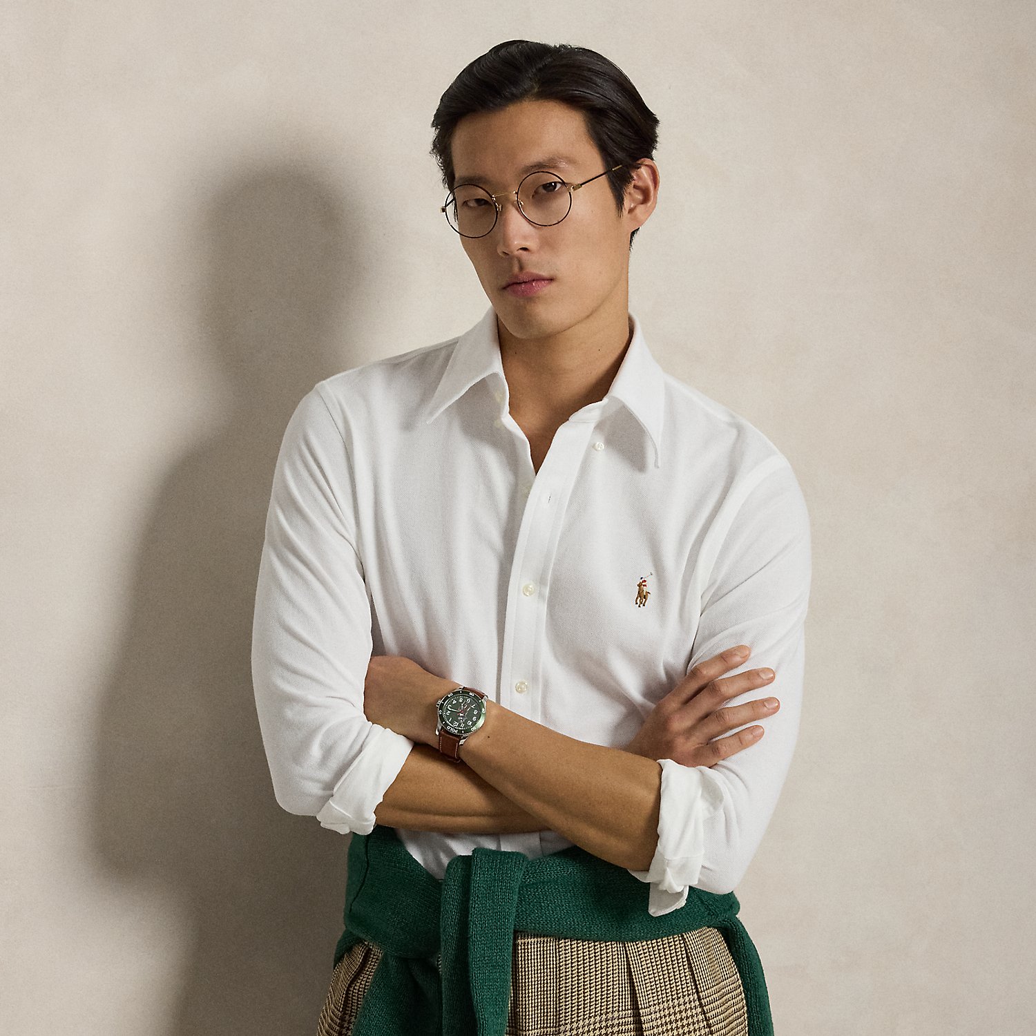 Knit Oxford Shirt