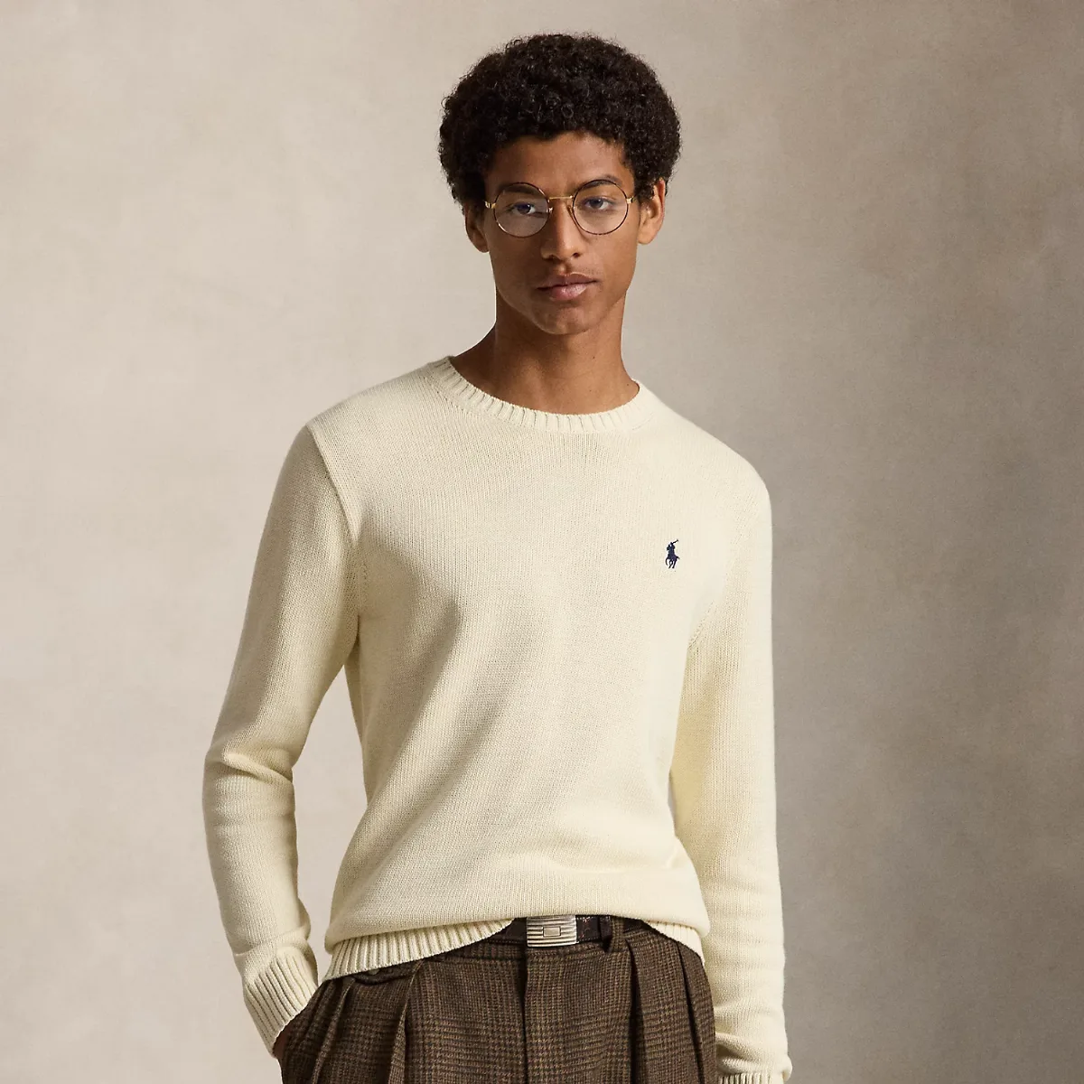 Cotton Crewneck Jumper by Polo Ralph Lauren