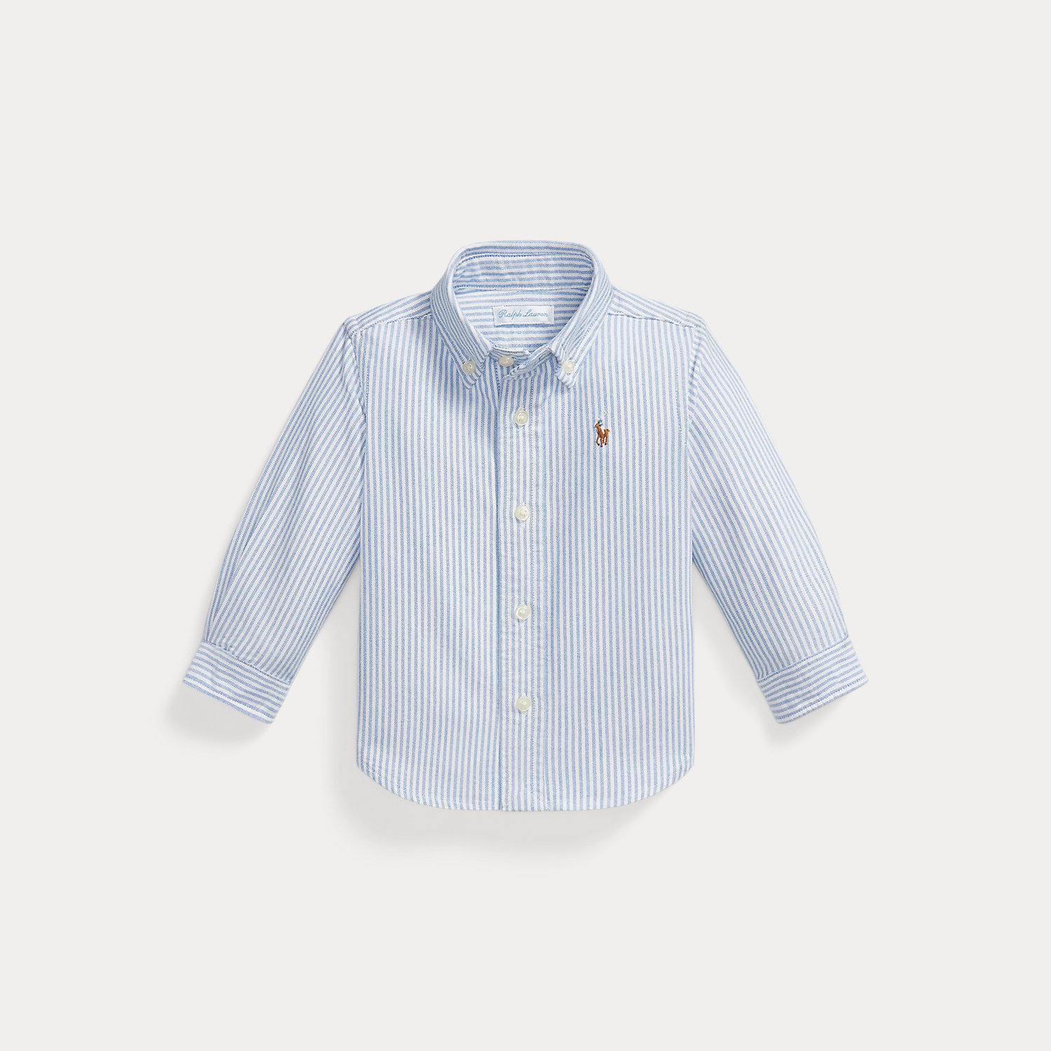 Striped Cotton Oxford Shirt