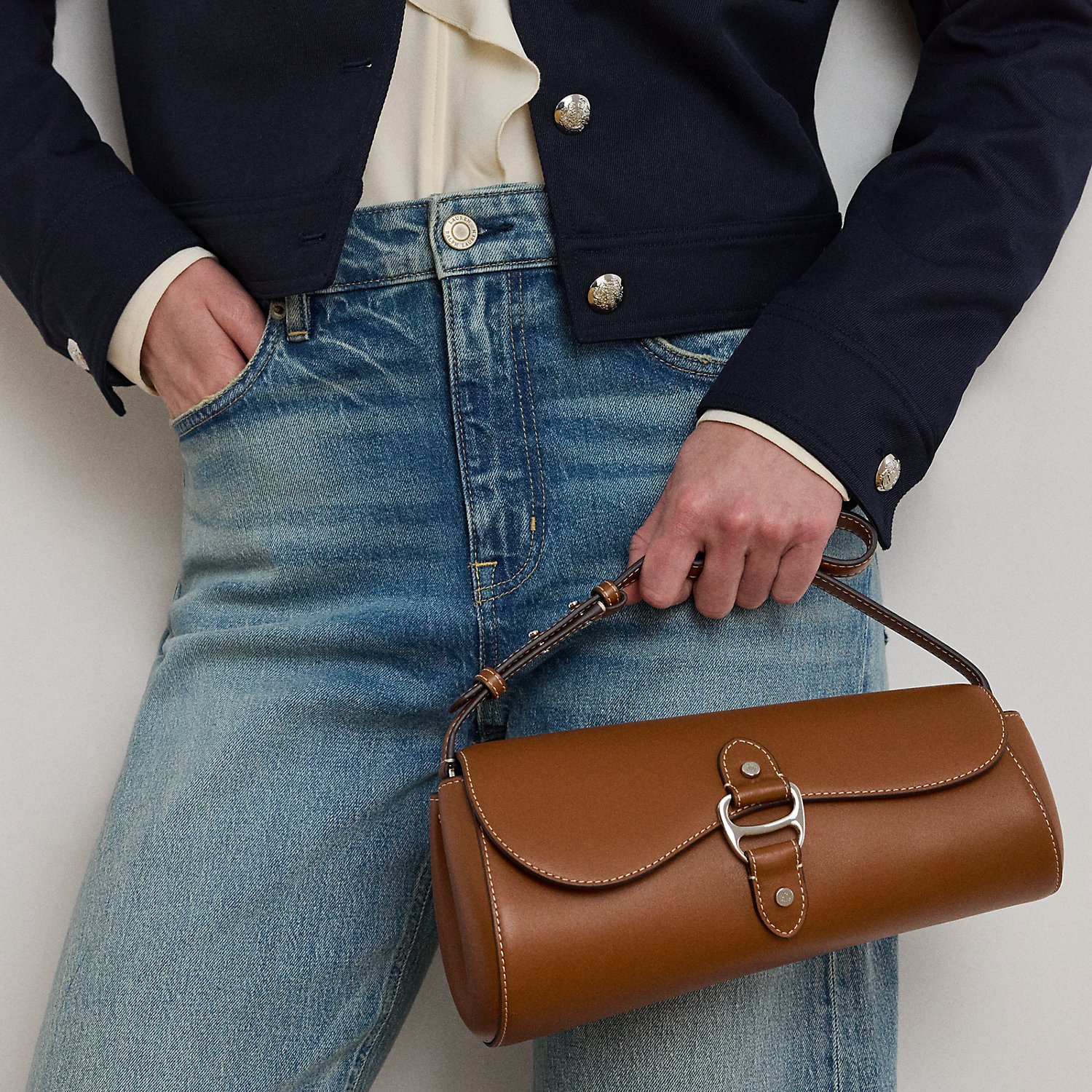Leather Medium Tasha East-West Bag
