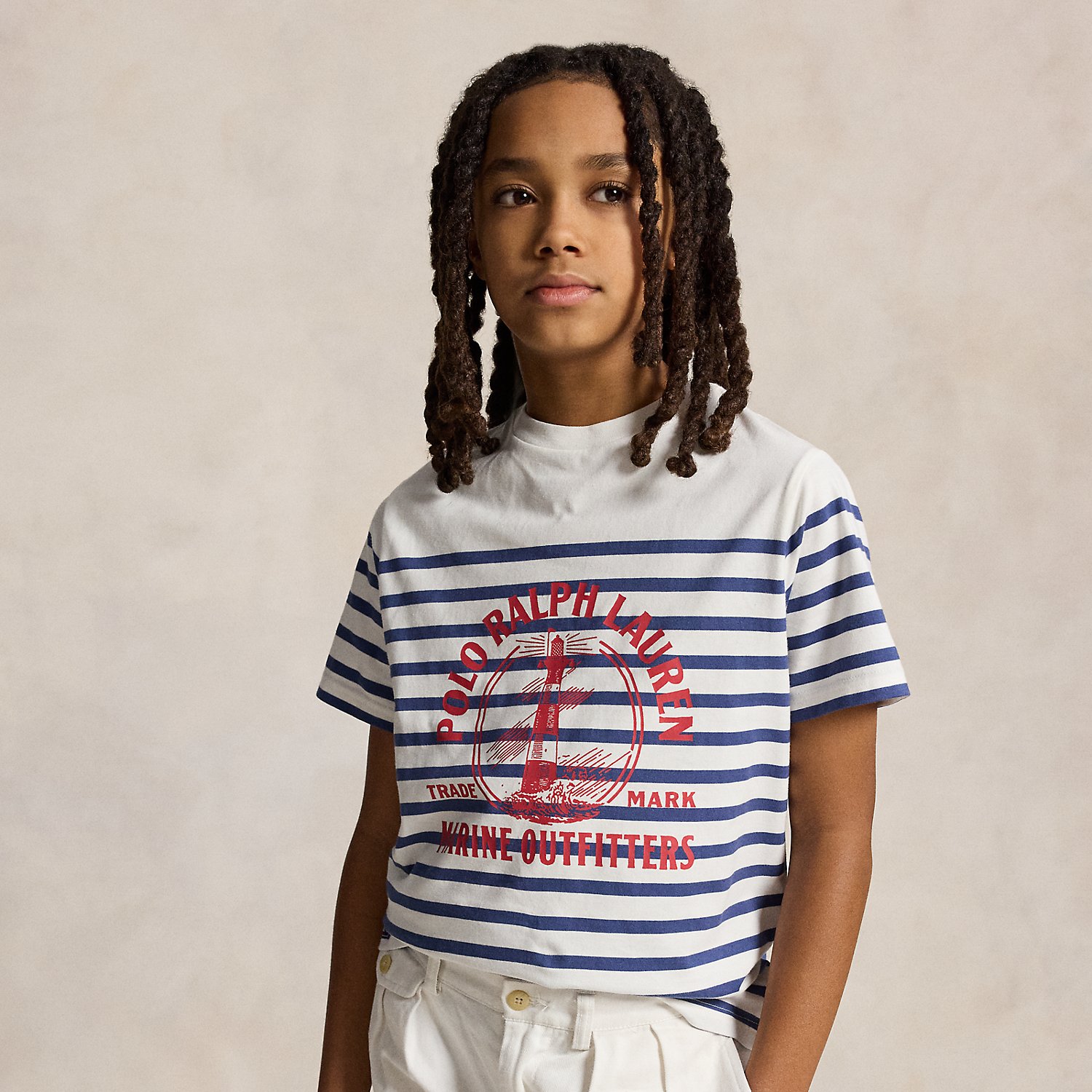 Cotton Jersey Graphic Tee by Ralph Lauren