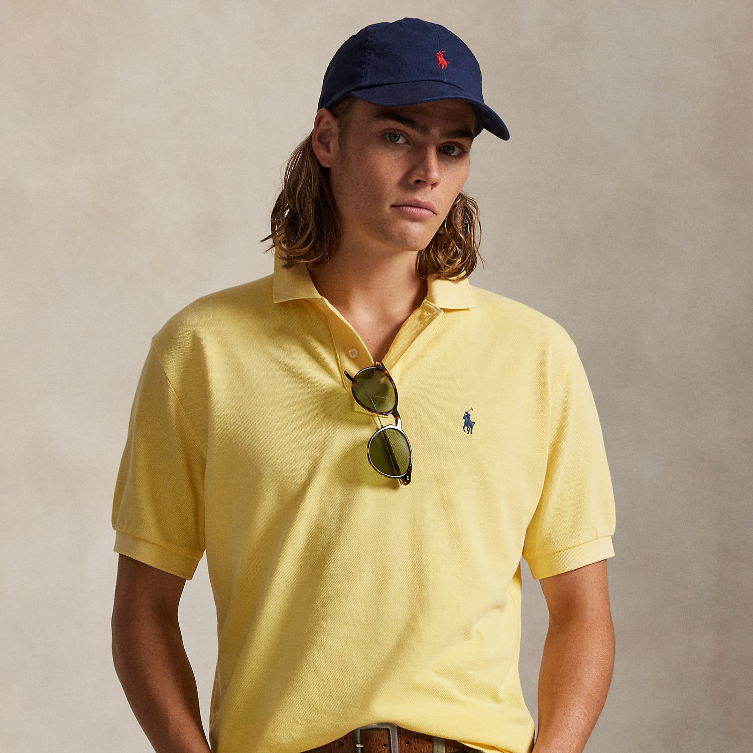 Original Fit Mesh Polo Shirt