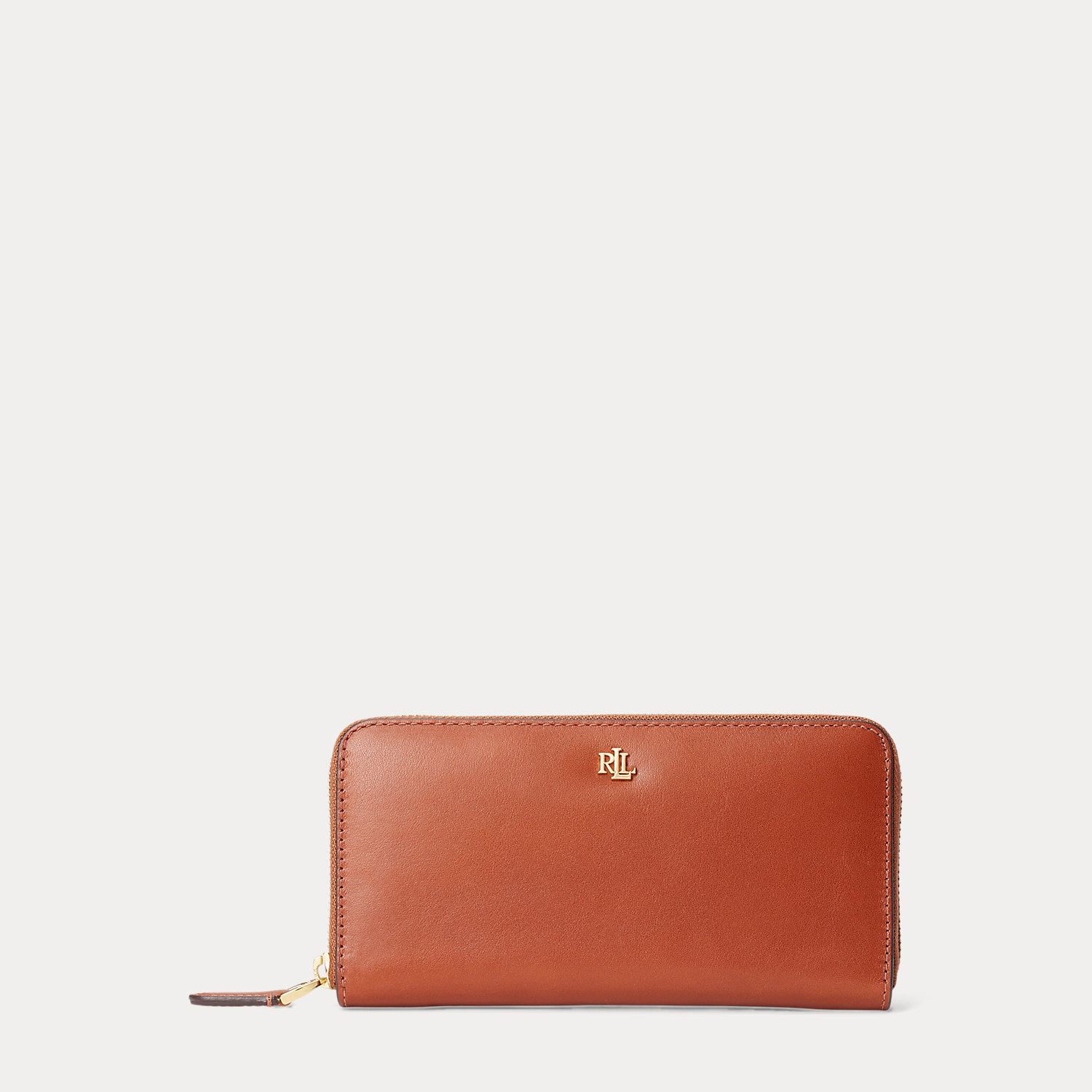 Leather Continental Wallet by Lauren Ralph Lauren