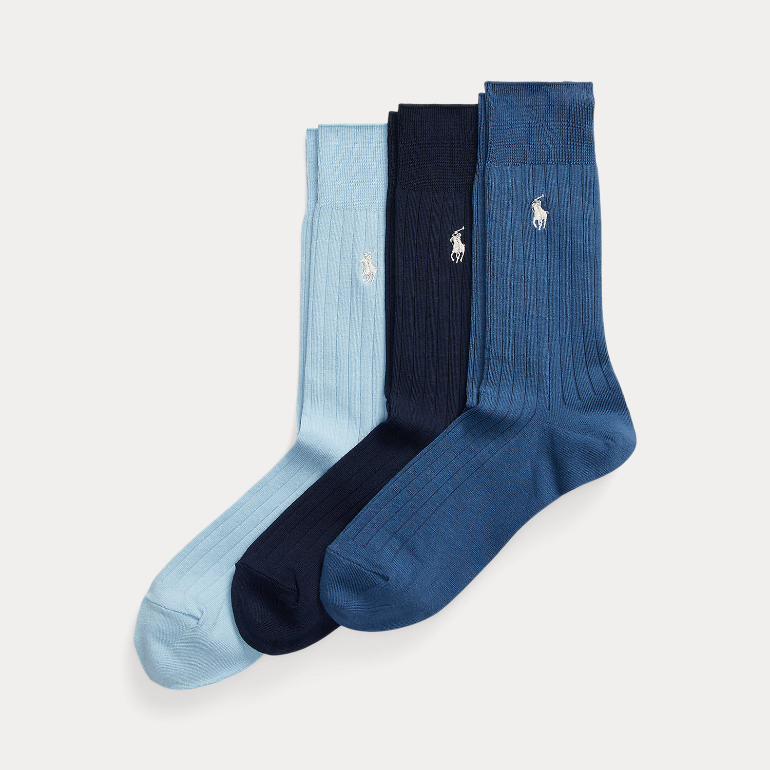 Rib-Knit Trouser Sock 3-Pack