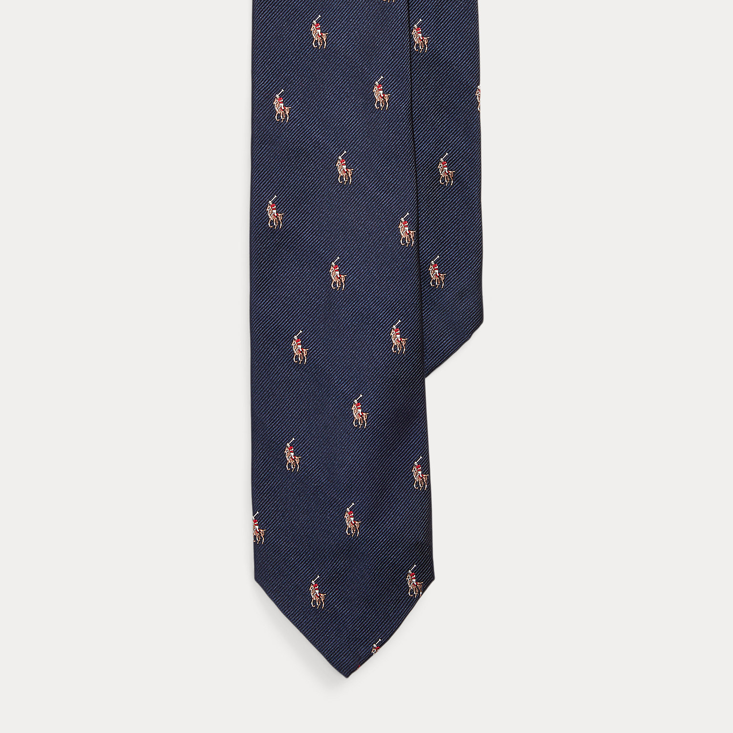 Polo Pony Silk Repp Narrow Tie