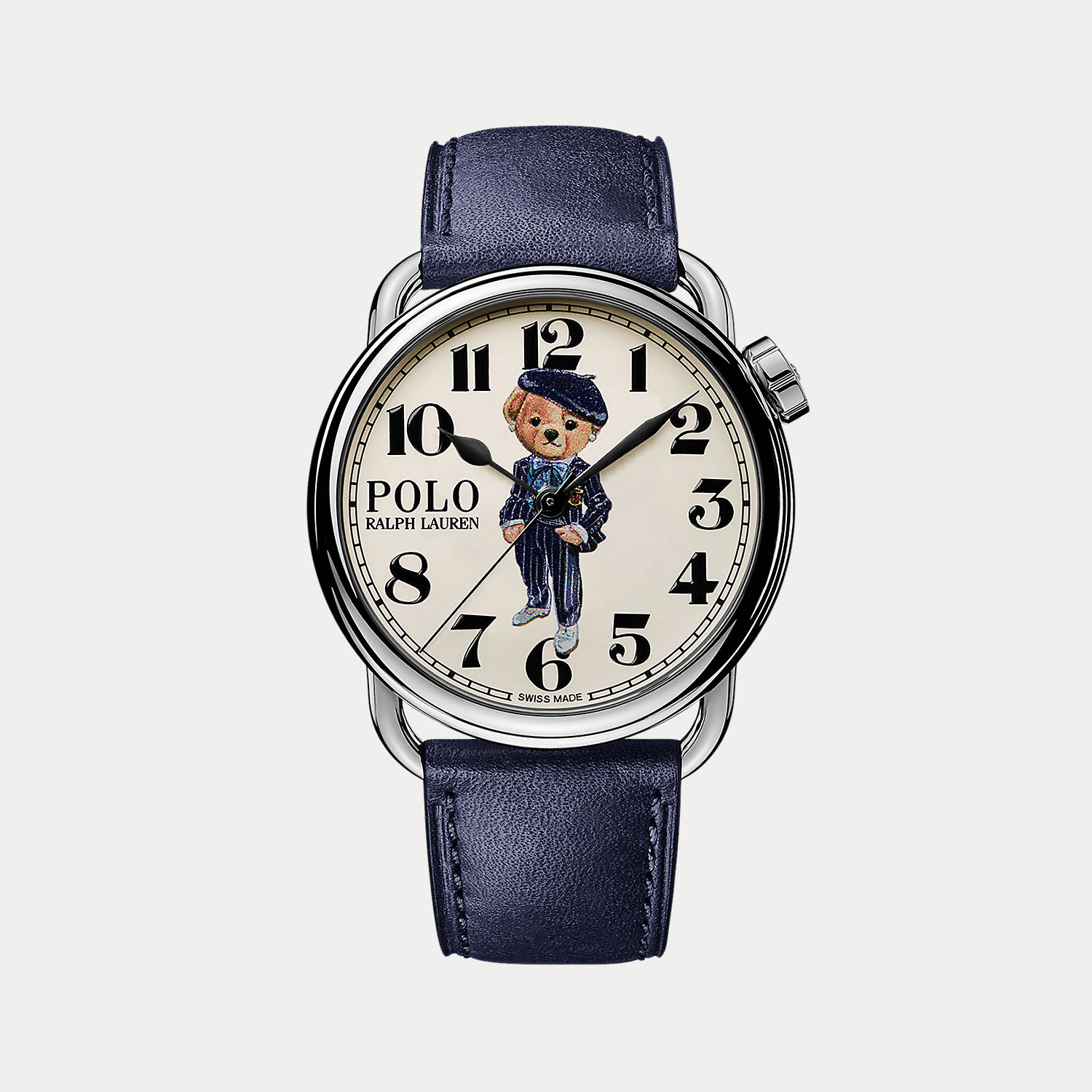 38 MM Ricky Pinstripes Polo Bear Watch