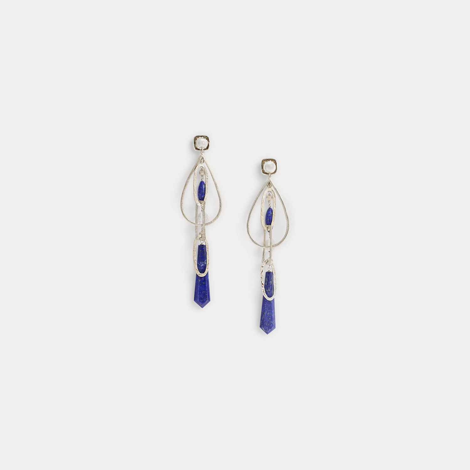 Double-Sided Lapis Drop Earrings by Ralph Lauren Collection