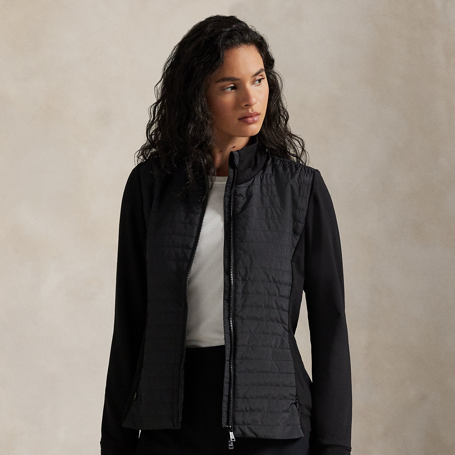 Hybrid French Terry-Quilted Zip Jacket by Ralph Lauren RLX