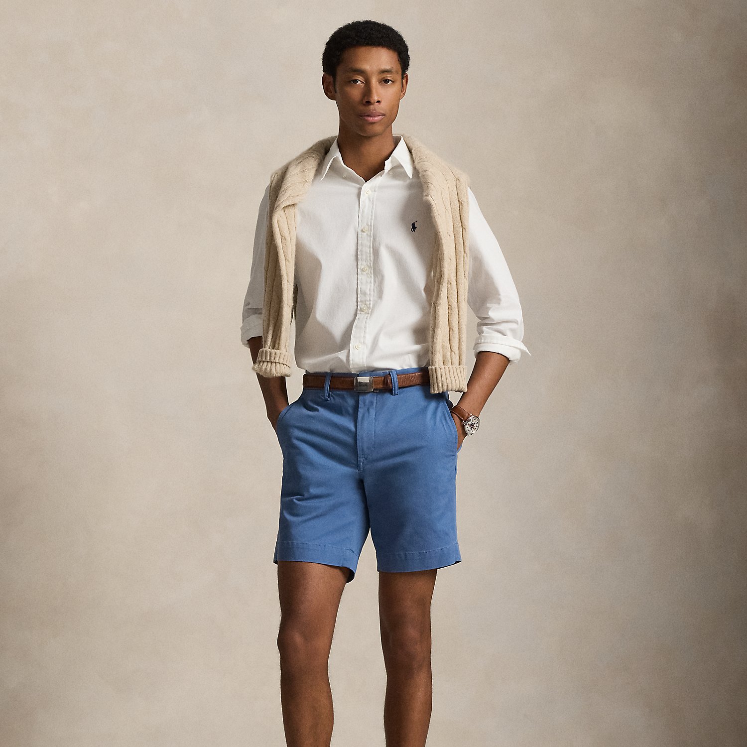 20.3 cm Stretch Straight Fit Chino Short