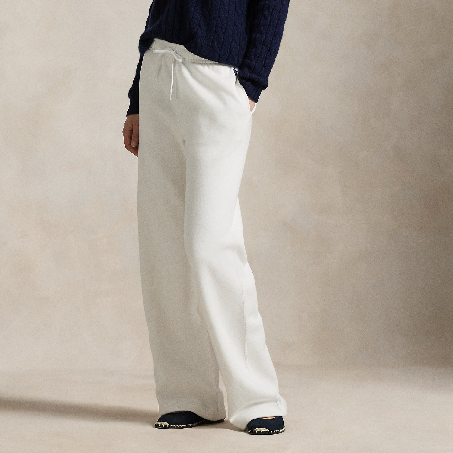 Drawstring Wide-Leg Tracksuit Bottoms by Polo Ralph Lauren