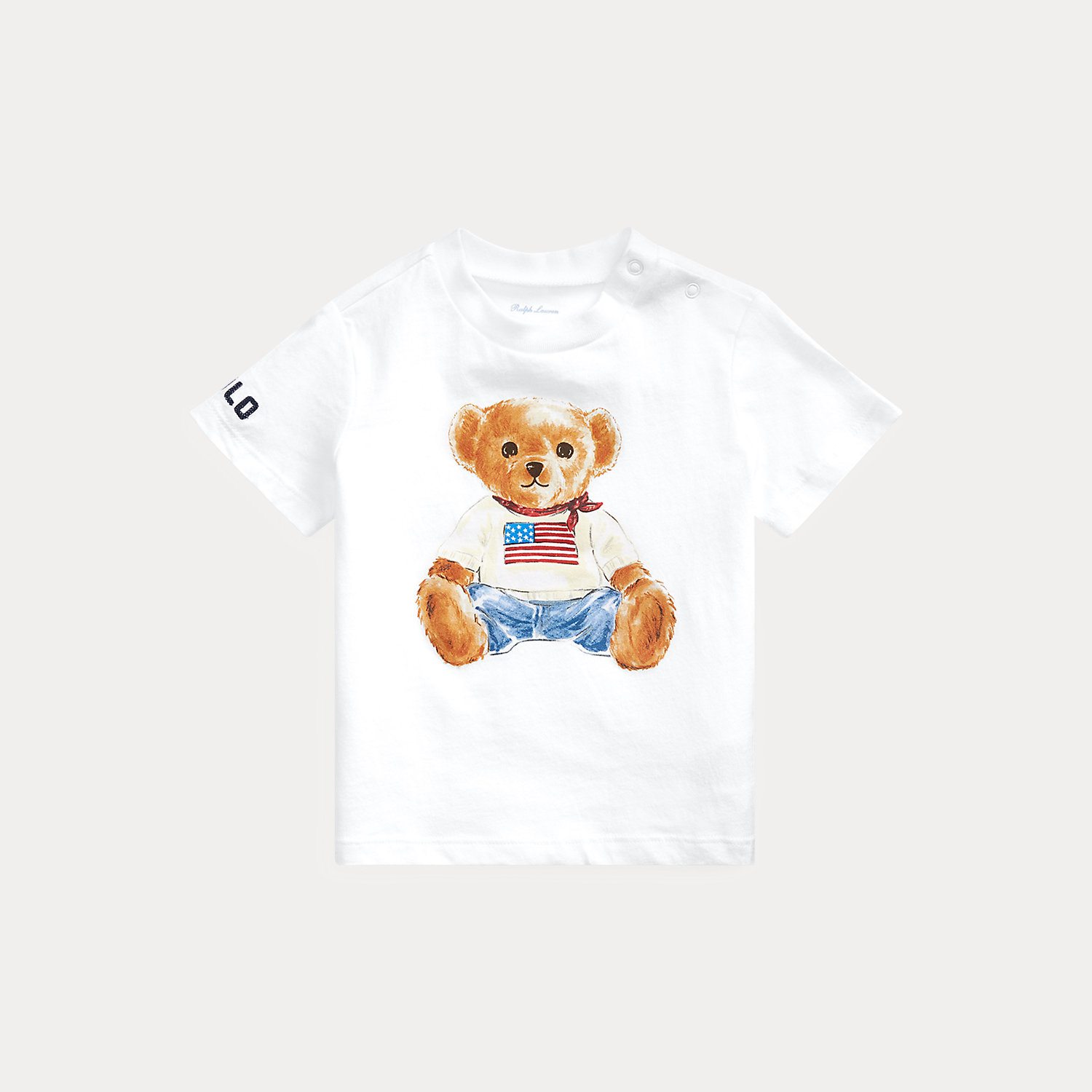 Polo Bear Cotton Jersey T-Shirt