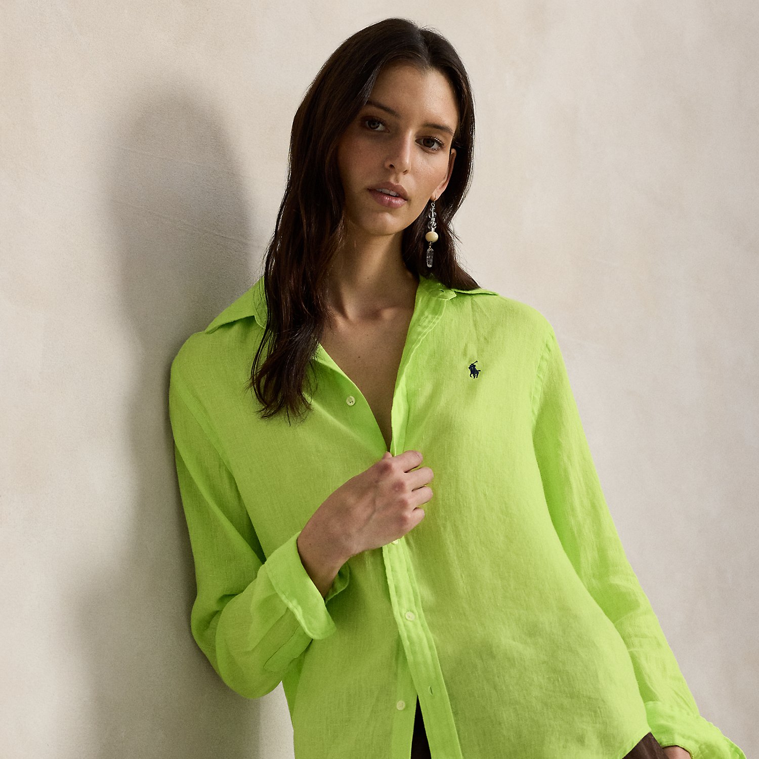 Classic Fit Linen Shirt
