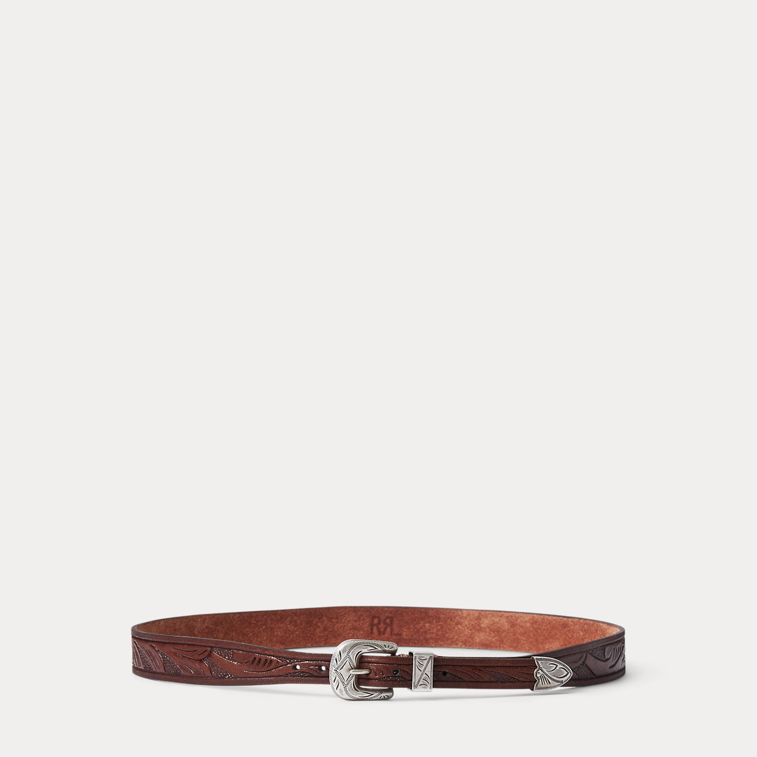 Hand-Tooled Leather Hat Band by Ralph Lauren RRL