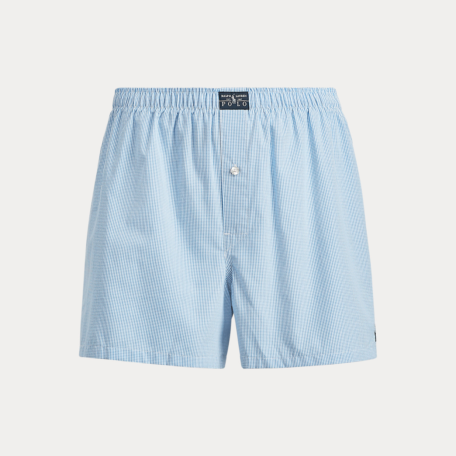 Windowpane Woven Boxer