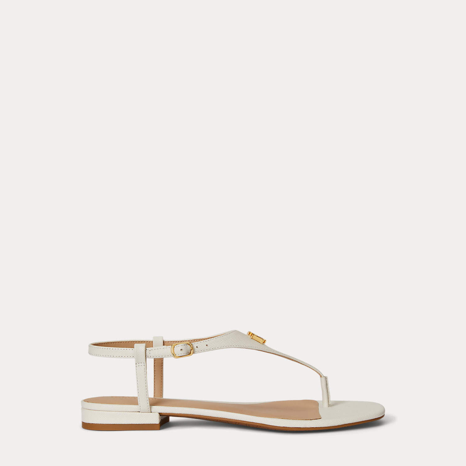 Everley II Crosshatch Leather Sandal
