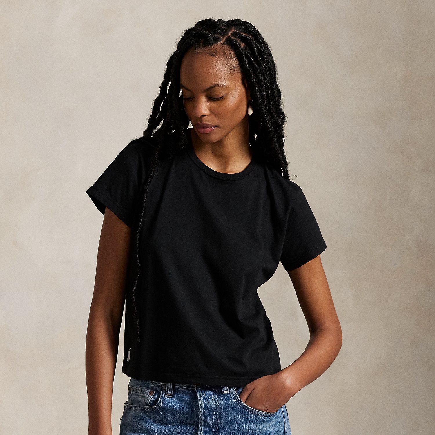 Classic Shrunken Fit Jersey T-Shirt