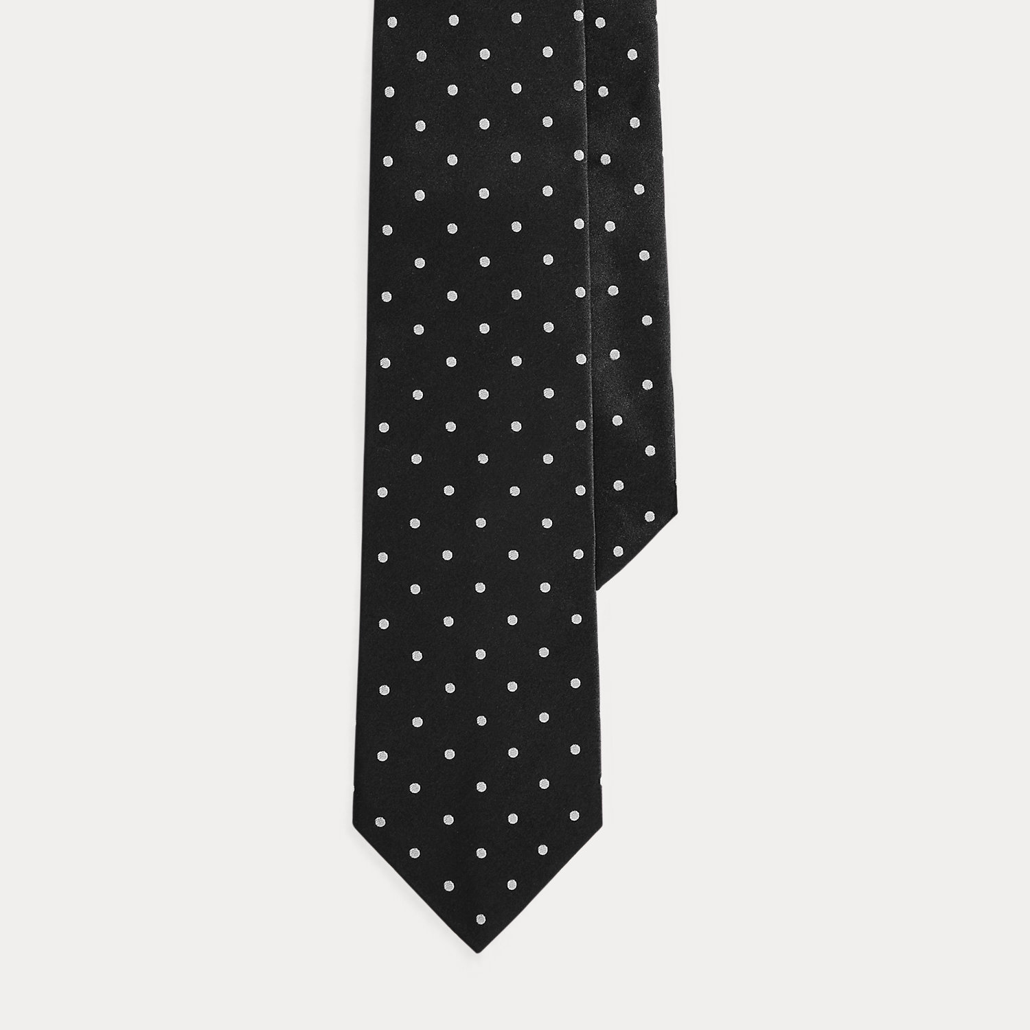 Polka-Dot Silk Satin Tie