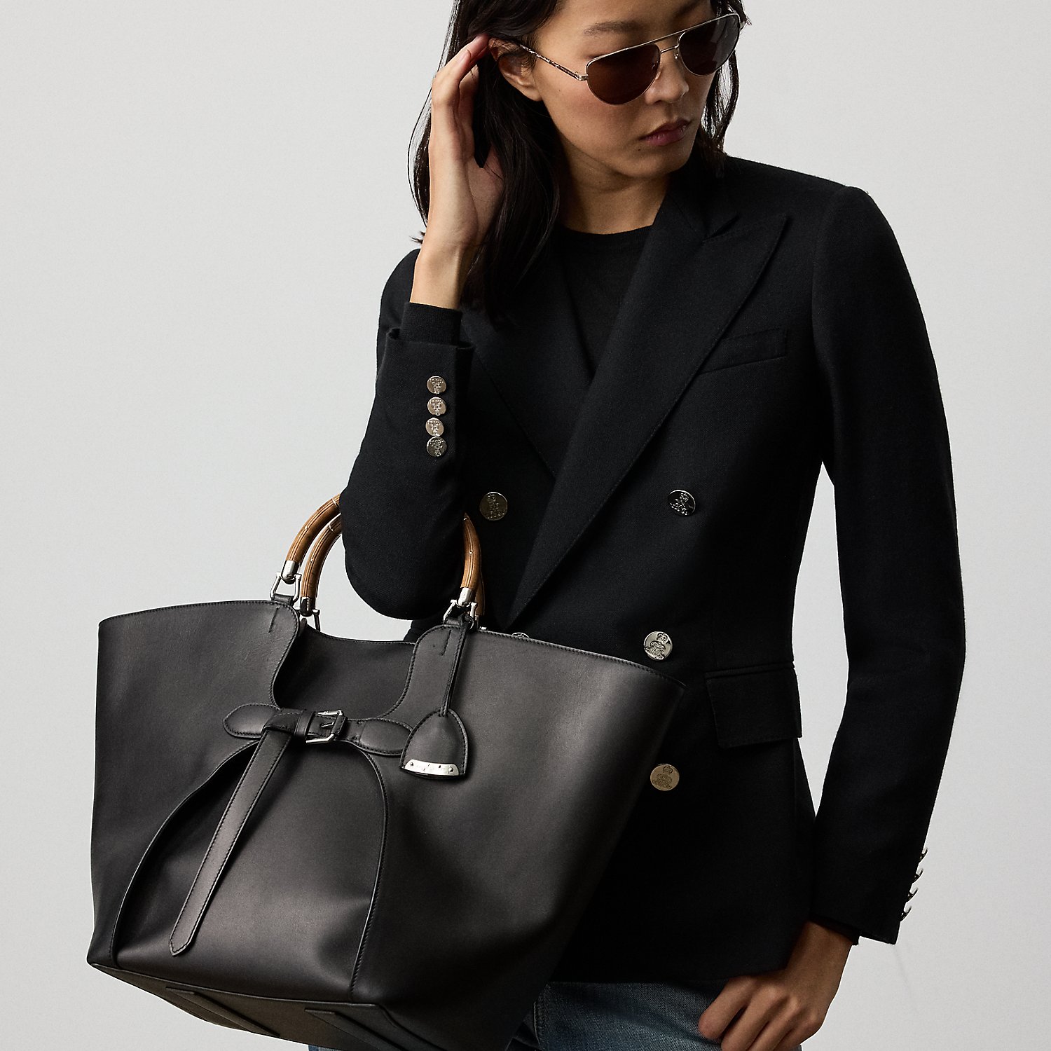 The Ralph Lauren Calfskin Large Tote