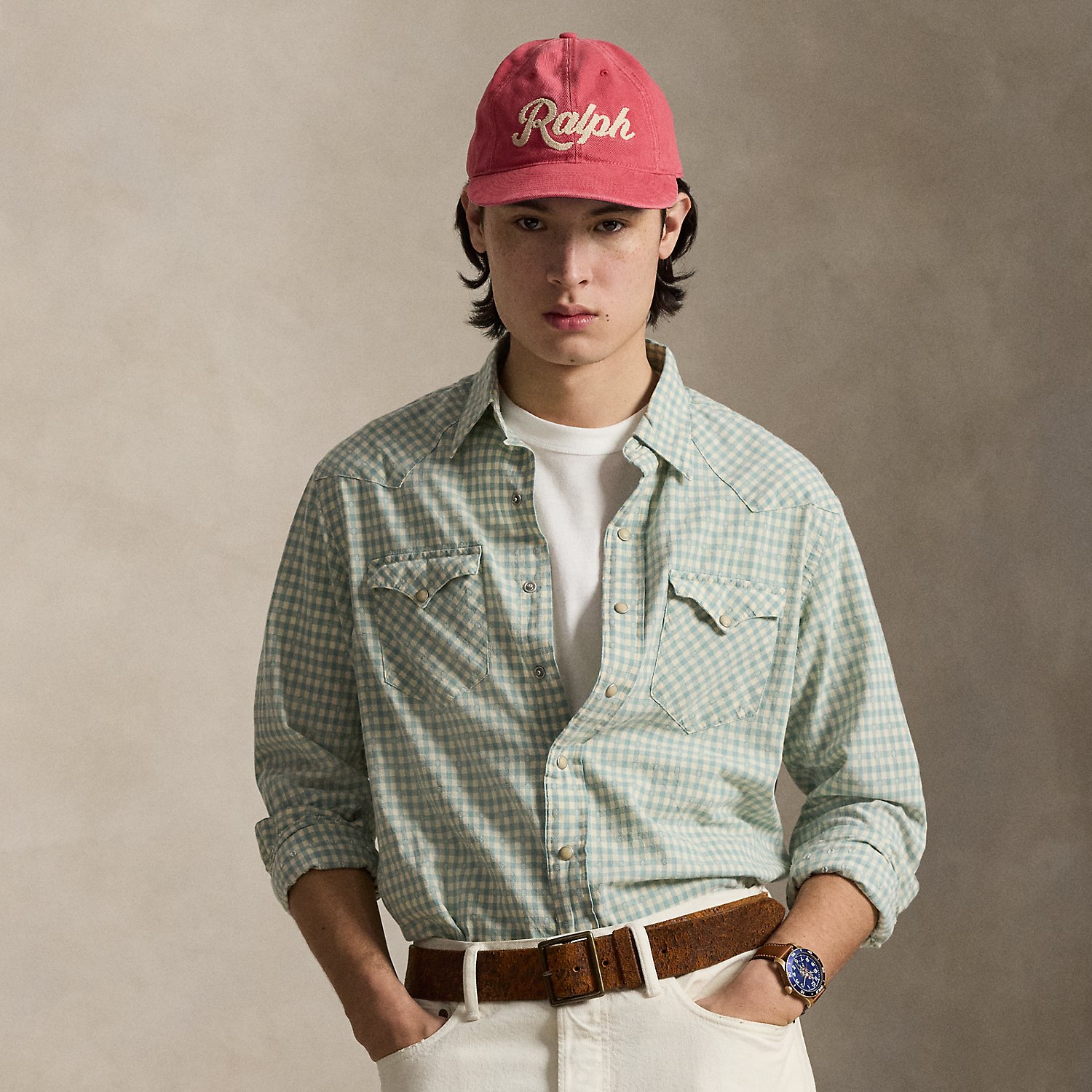 Classic Fit Madras Western Shirt