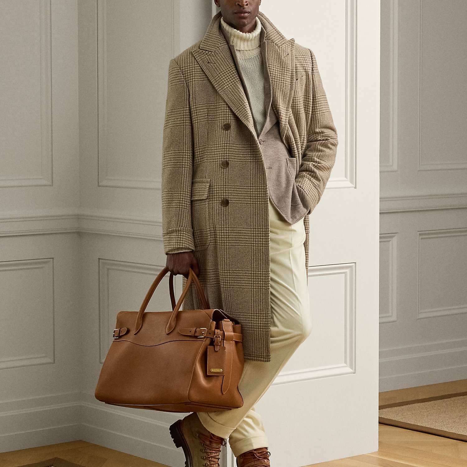 Bedford Calfskin Duffel by Ralph Lauren Purple Label