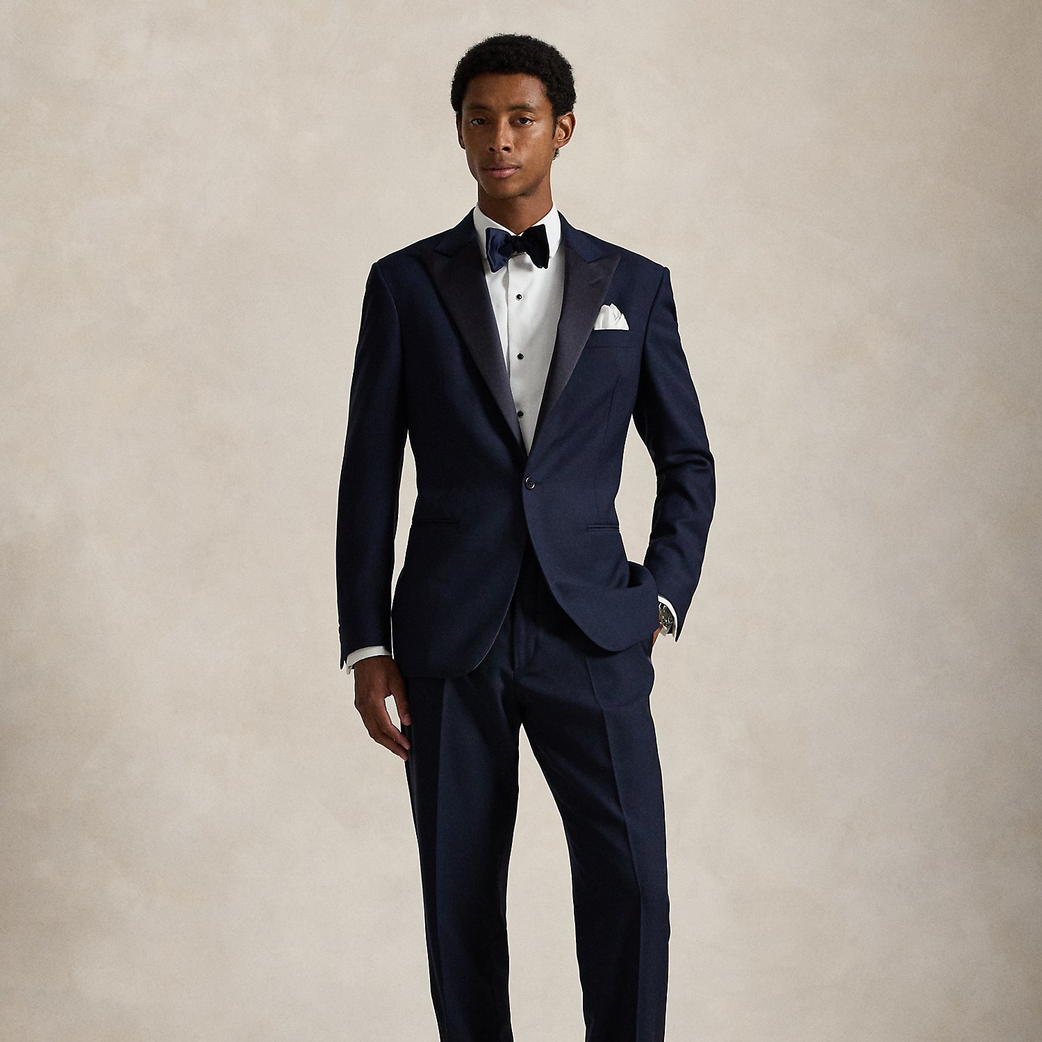 Polo Tailored Fit Wool Barathea Tuxedo by Polo Ralph Lauren