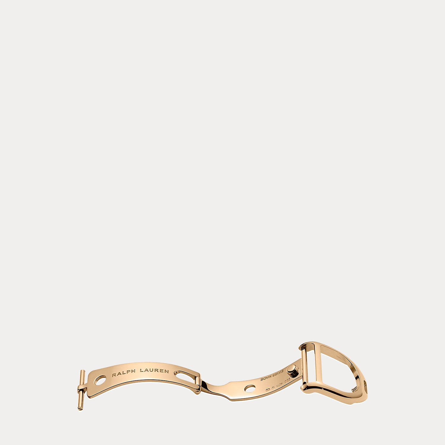 15 mm Rose Gold Folding Buckle by Ralph Lauren