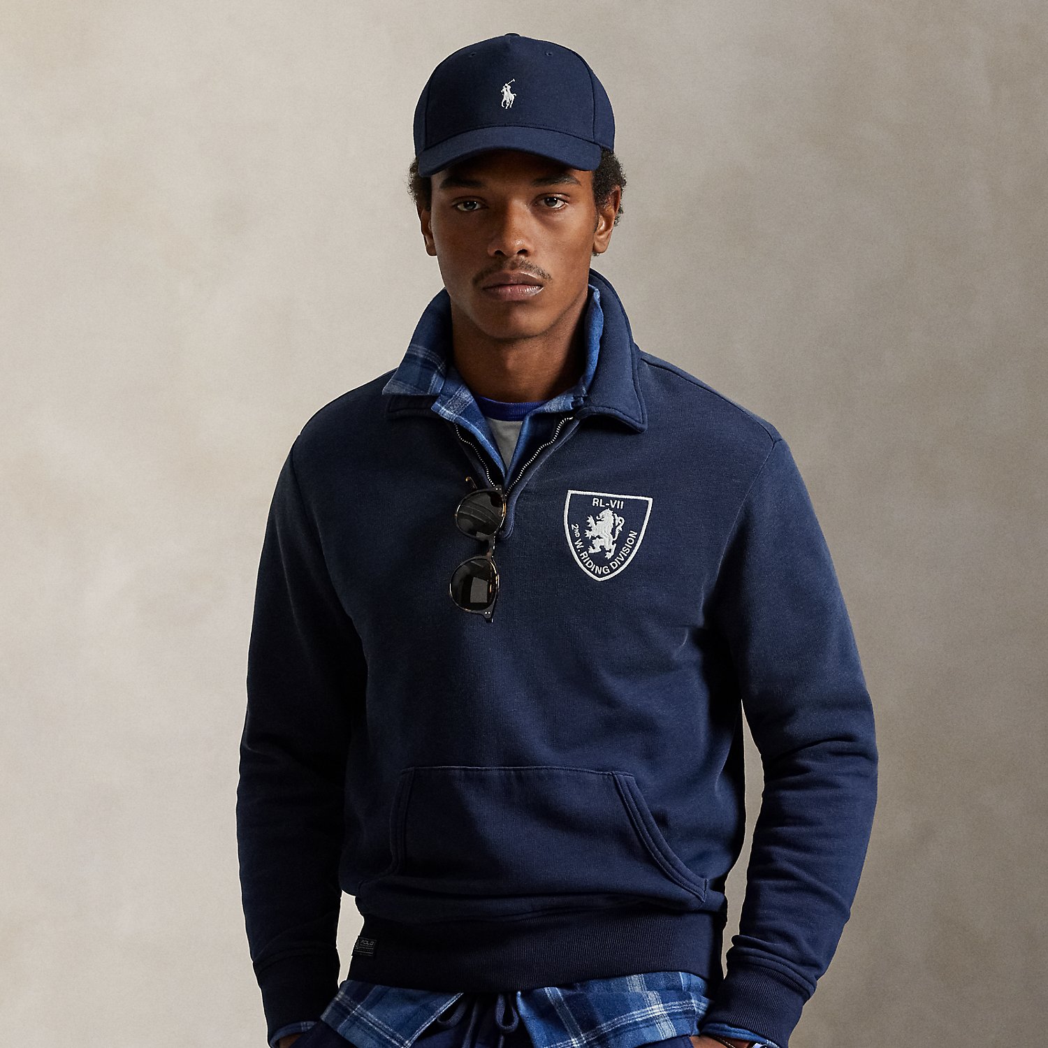 Embroidered Fleece Sweatshirt