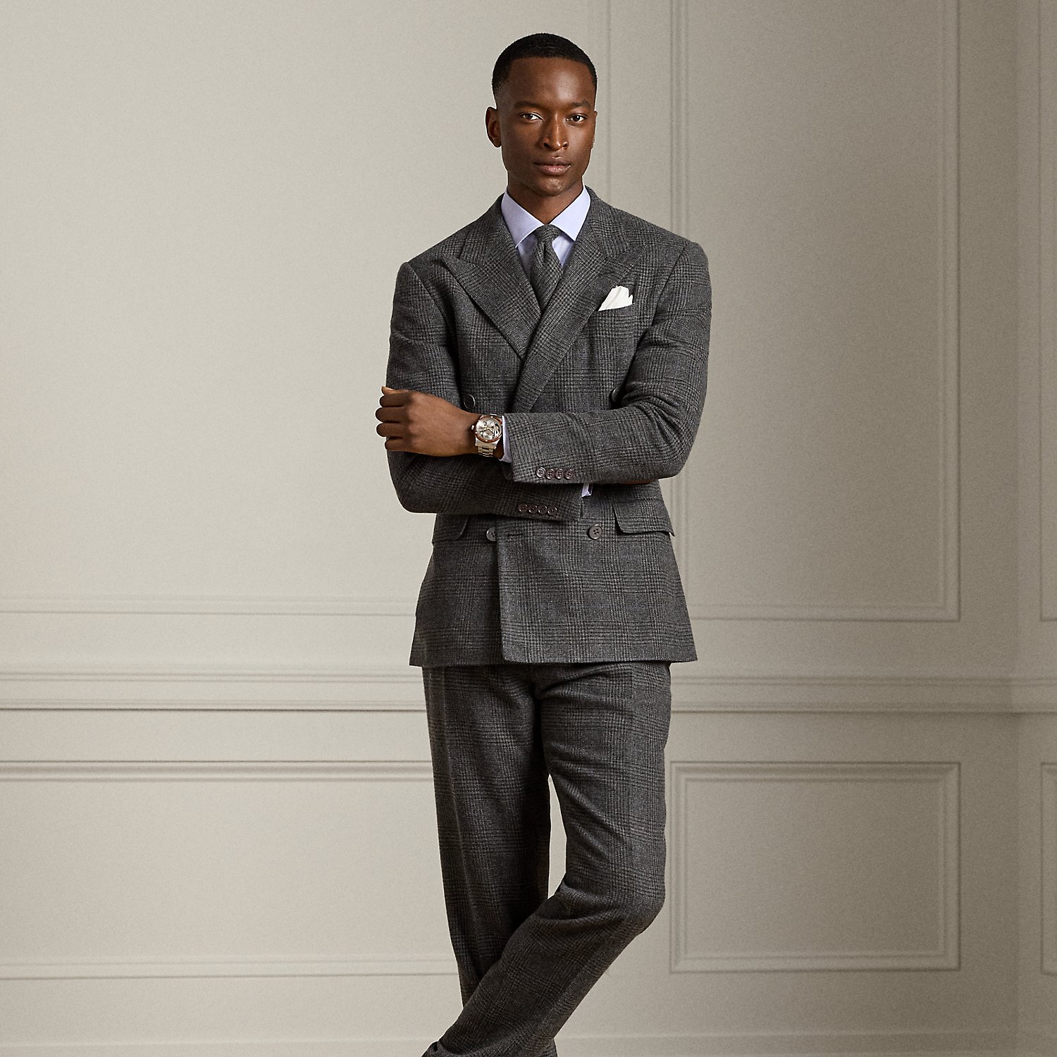 Gregory Hand-Tailored Camel-Hair Trouser