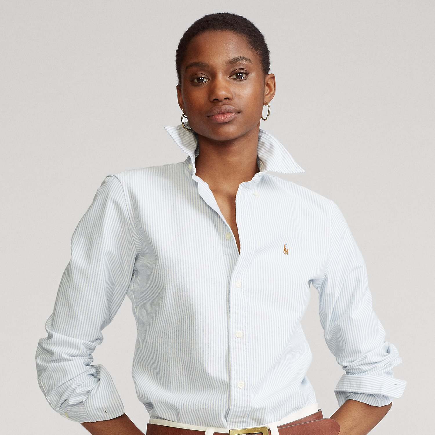 Slim Fit Cotton Oxford Shirt
