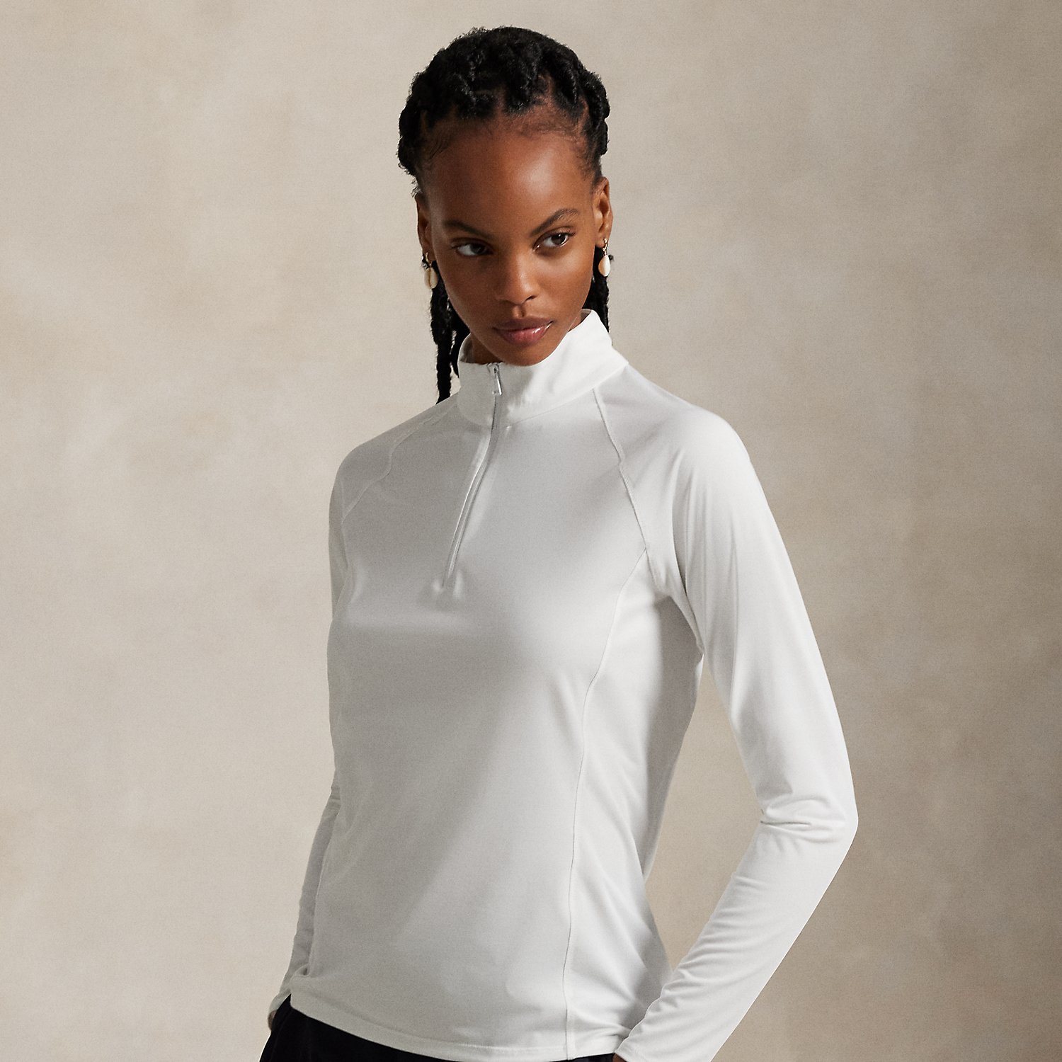 Stretch-Jersey Quarter-Zip