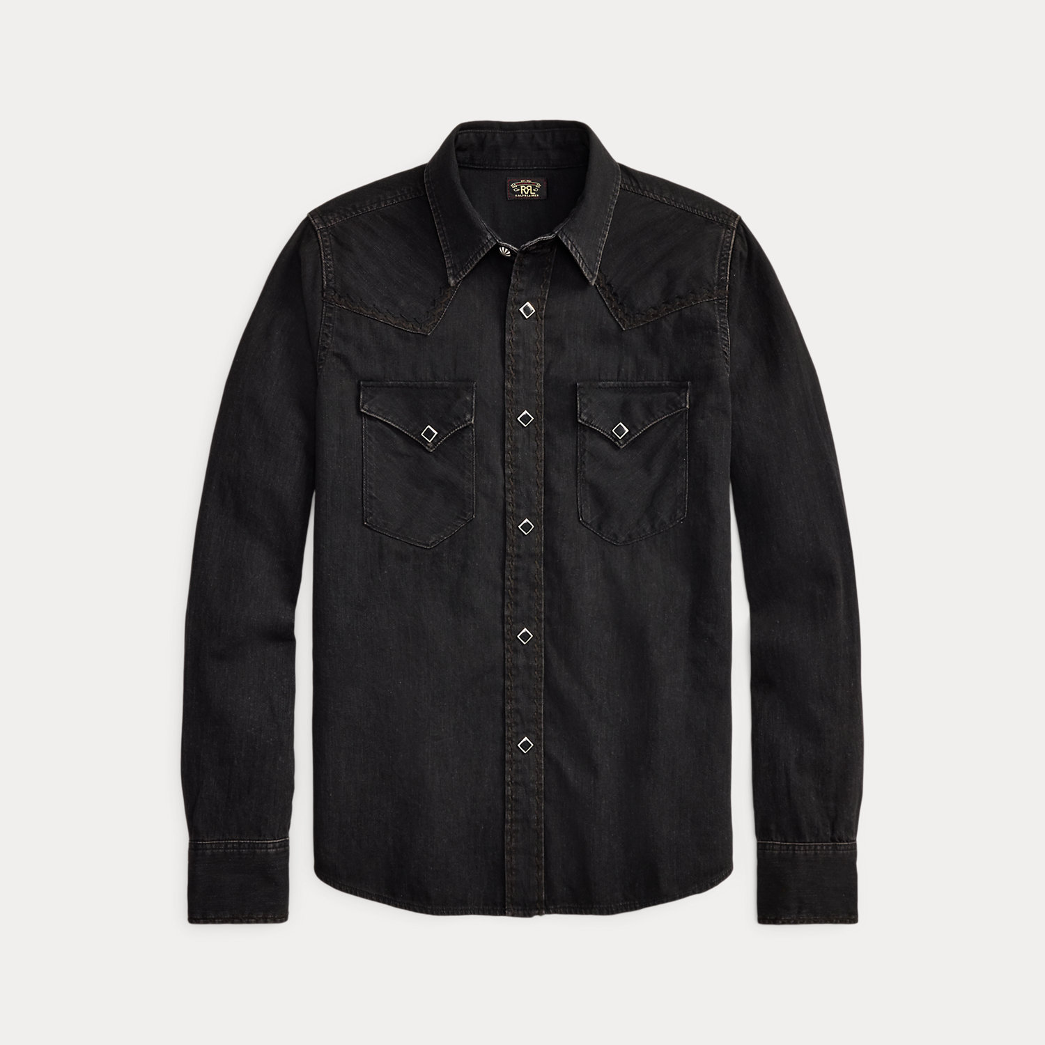 Embroidered Denim Western Shirt by Ralph Lauren RRL