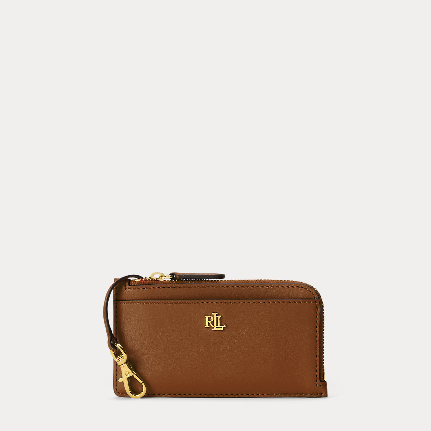 Leather L-Zip Card Case