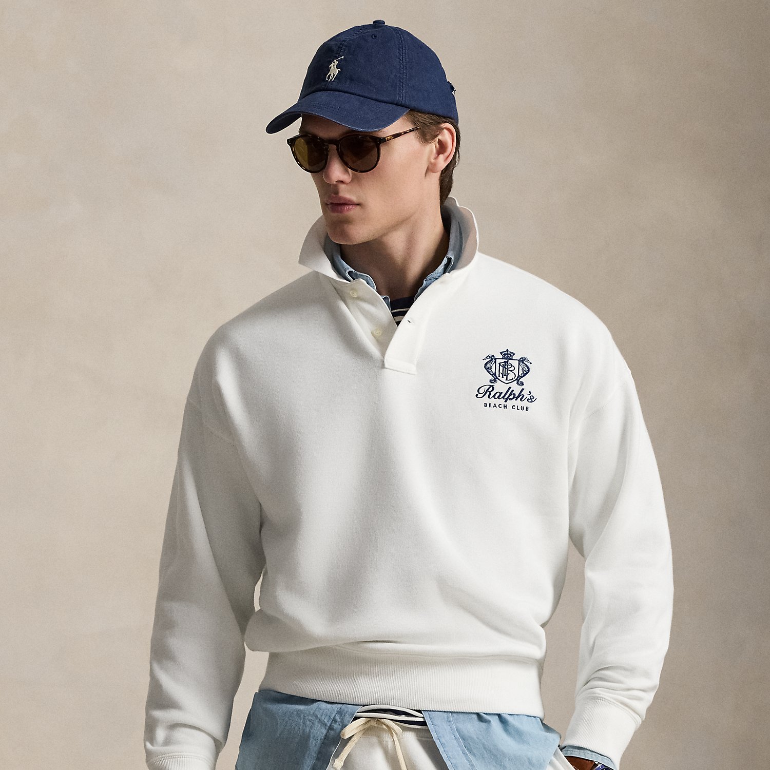 Relaxed Fit Fleece Graphic Sweatshirt