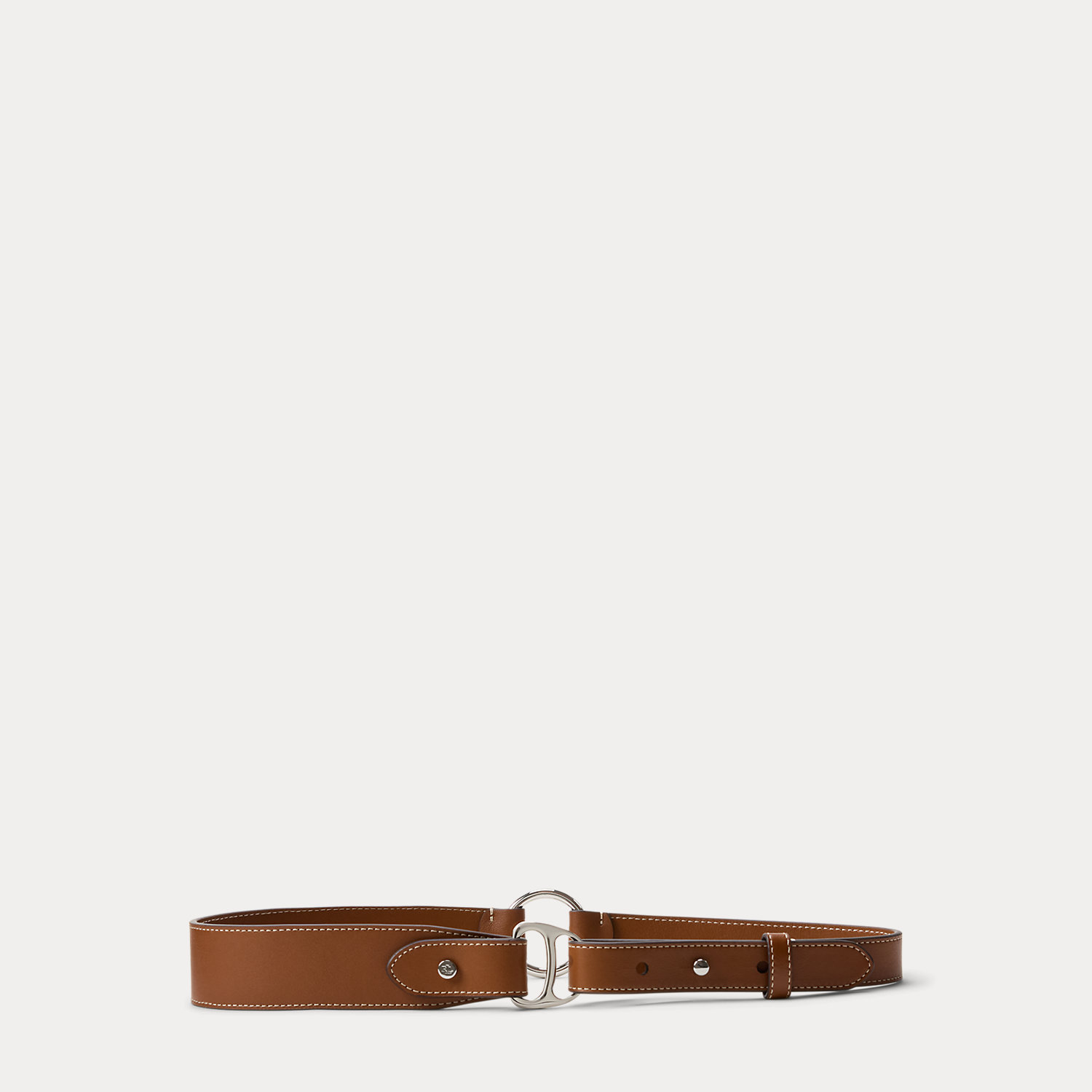Equestrian D-Ring Leather Belt