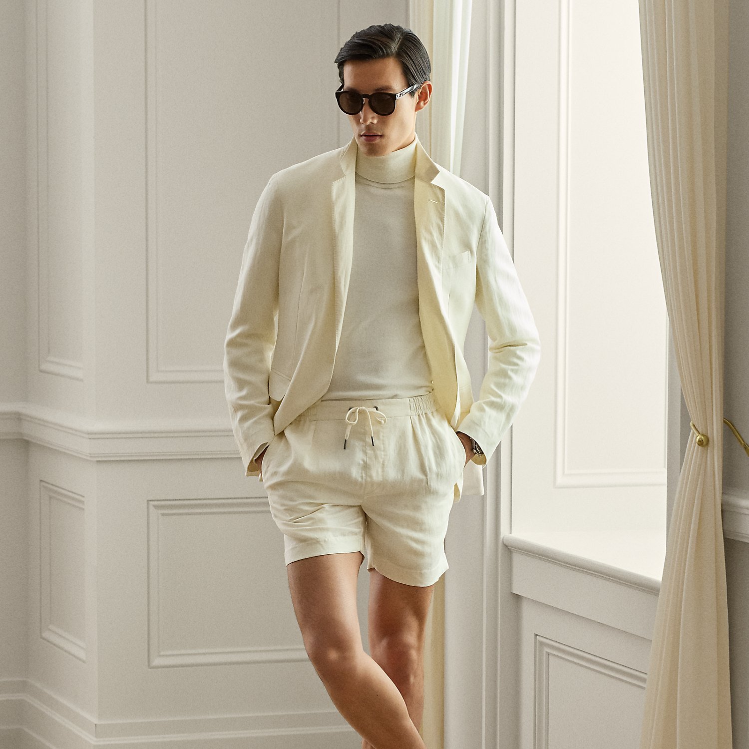 Silk-Linen Short