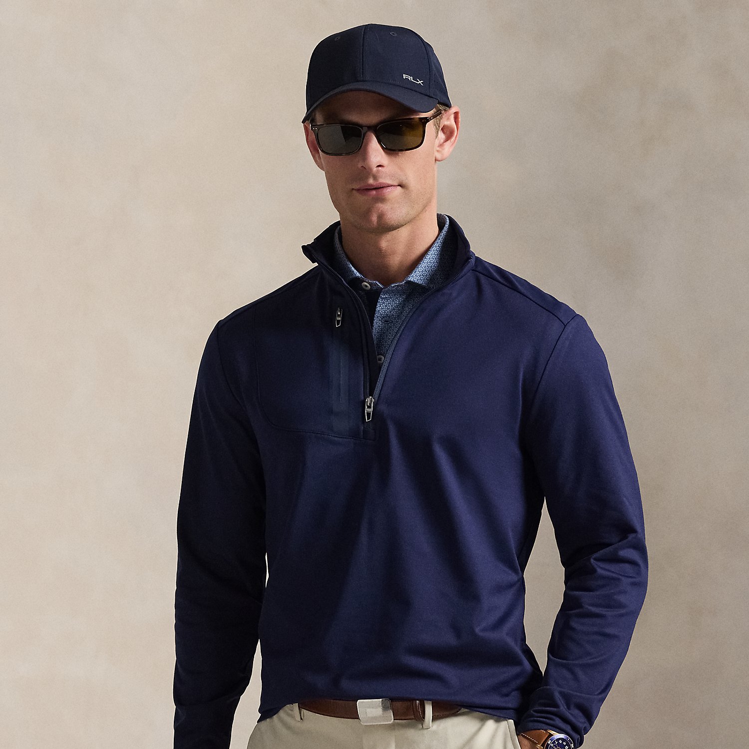 Classic Fit Stretch Jersey Pullover